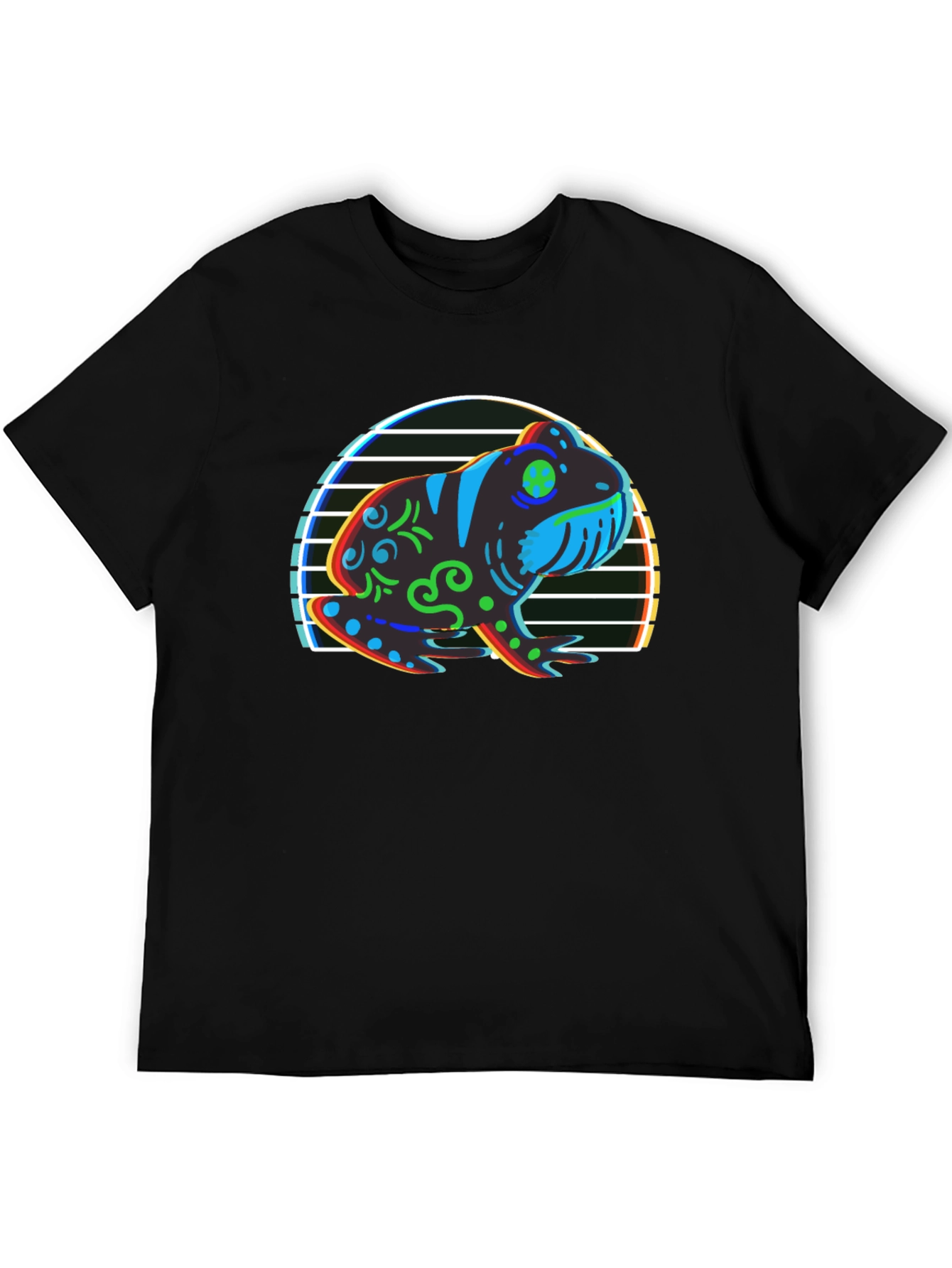 Retro Frog Graphic T-Shirt - Unique Design