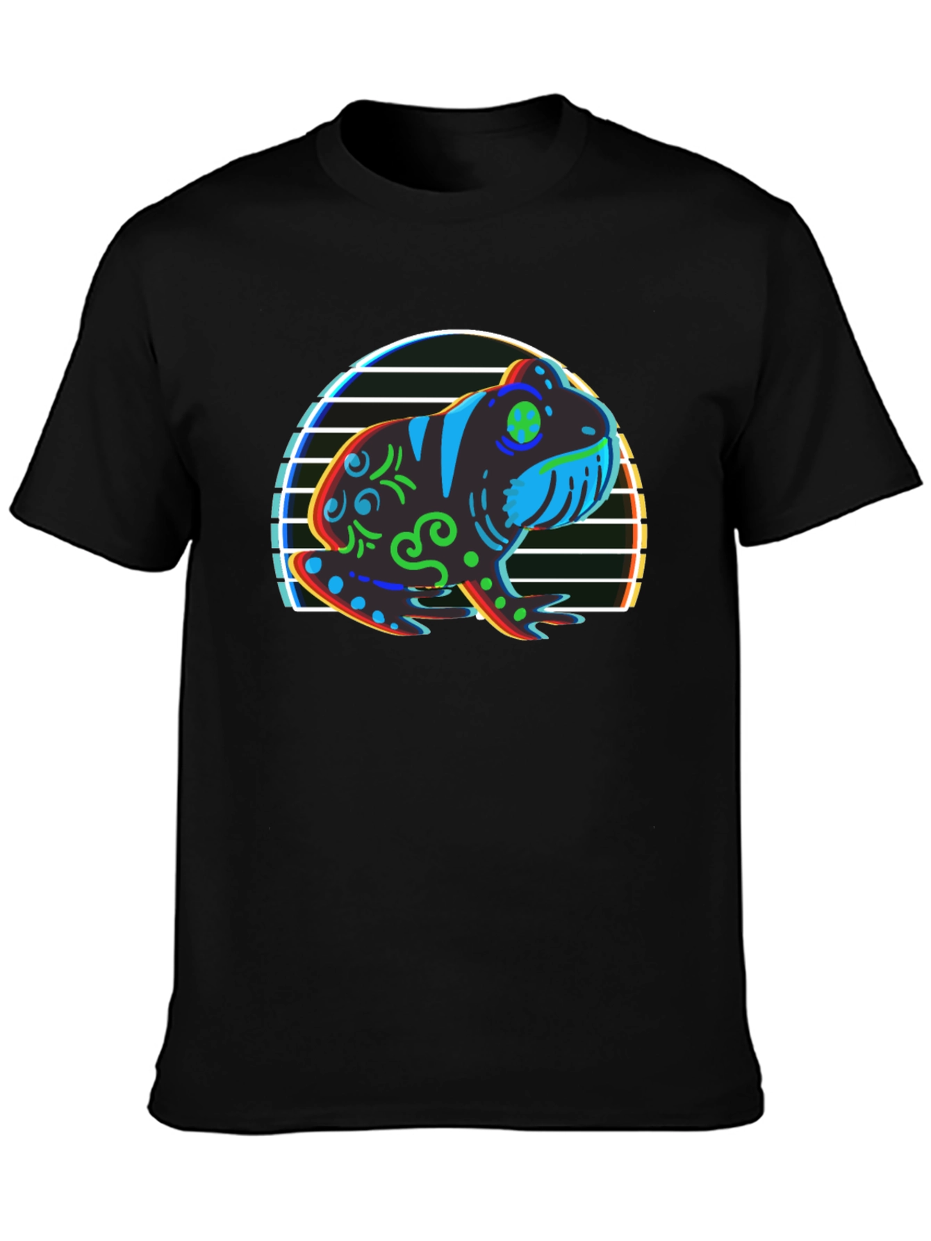 Retro Frog Graphic T-Shirt - Unique Design