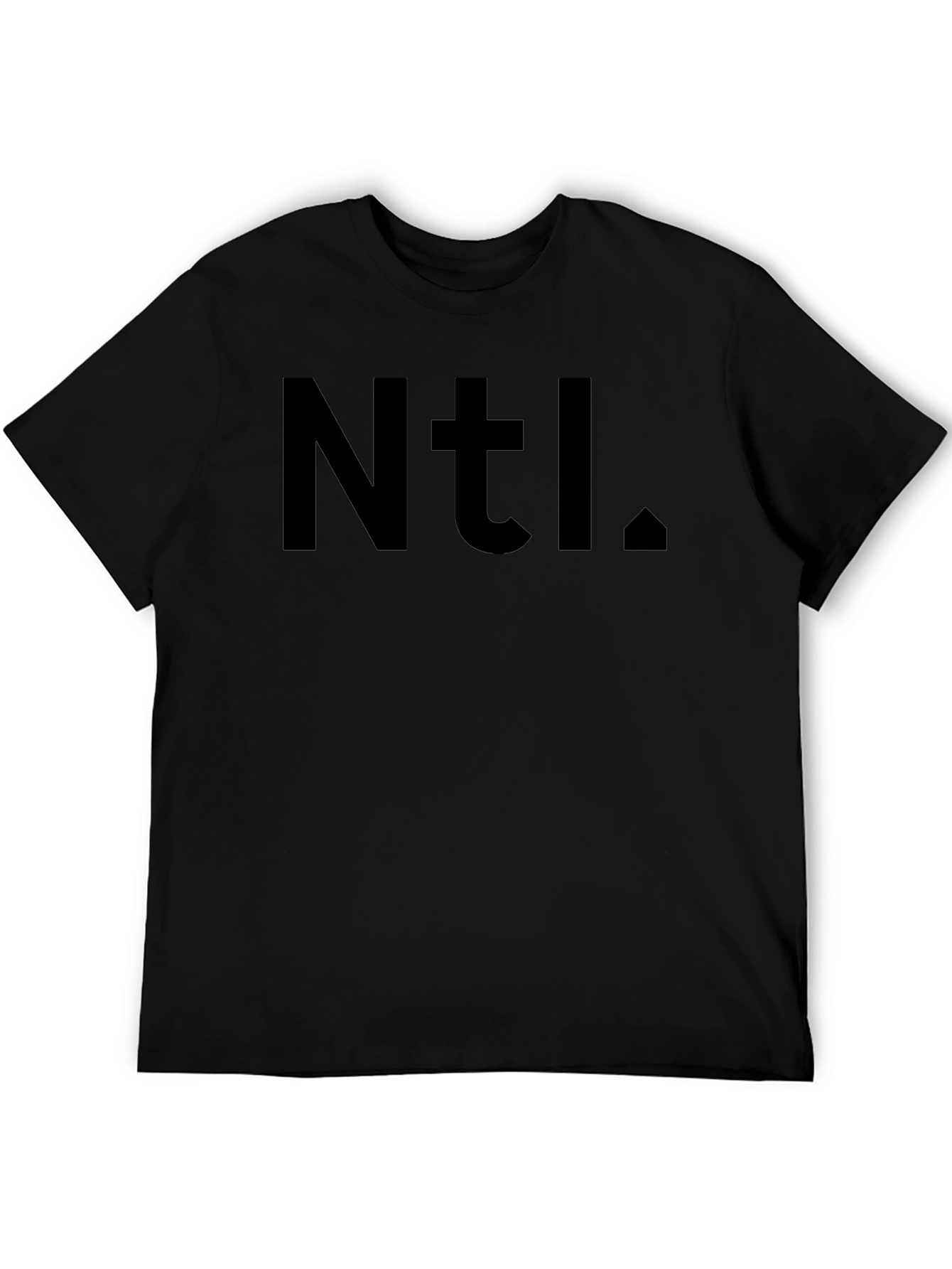 Ntl. Graphic Tee - Casual Black T-Shirt