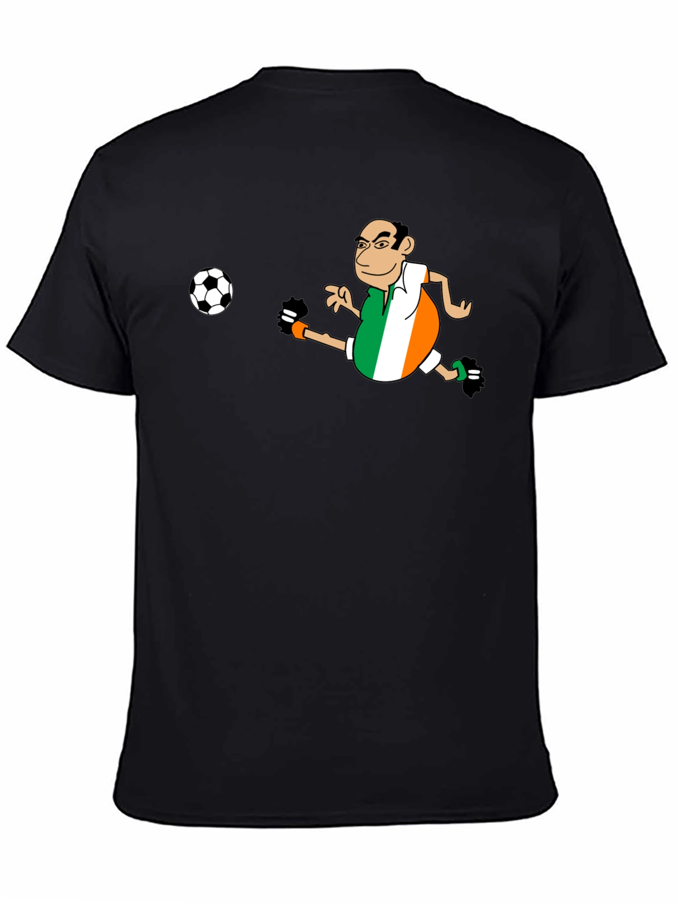 Ireland Soccer T-Shirt - Funny Cartoon Design