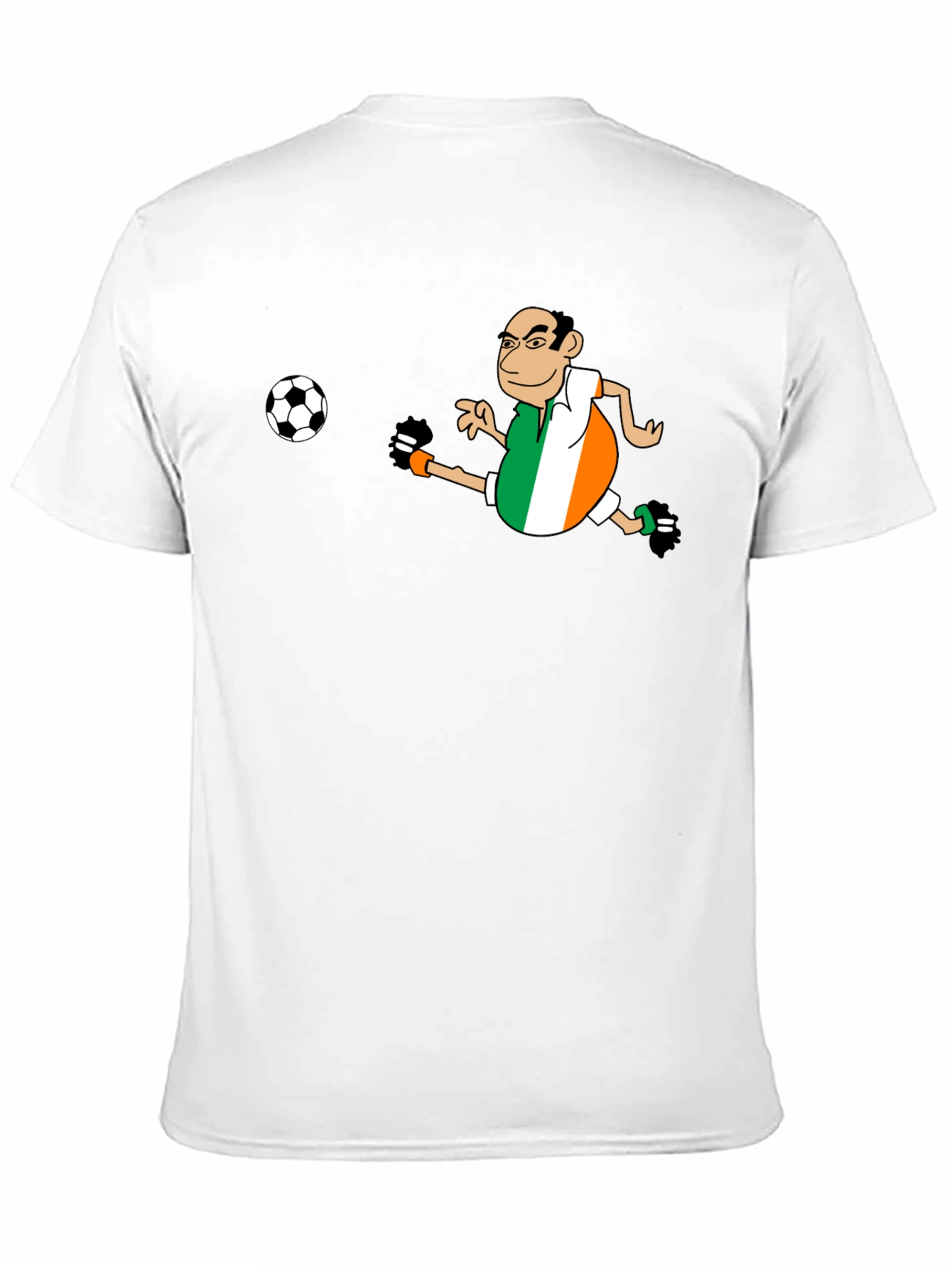 Ireland Soccer T-Shirt - Funny Cartoon Design