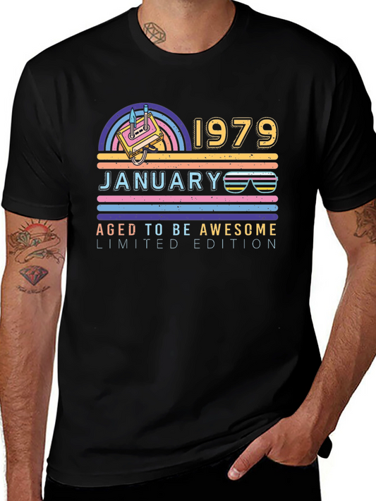 Aged to Be Awesome 1979 January Limited Edition T-Shirt