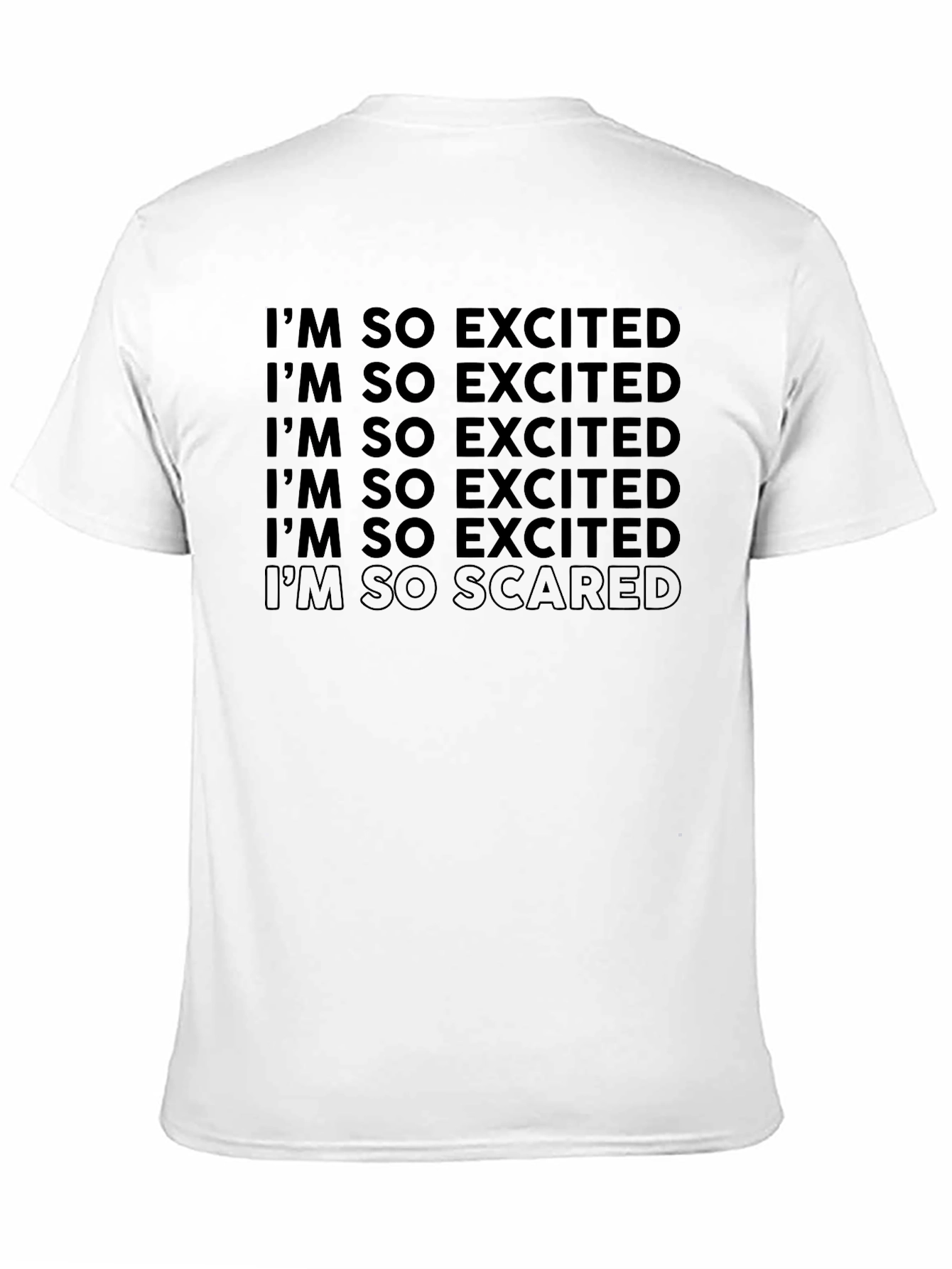 Excited & Scared Graphic T-Shirt