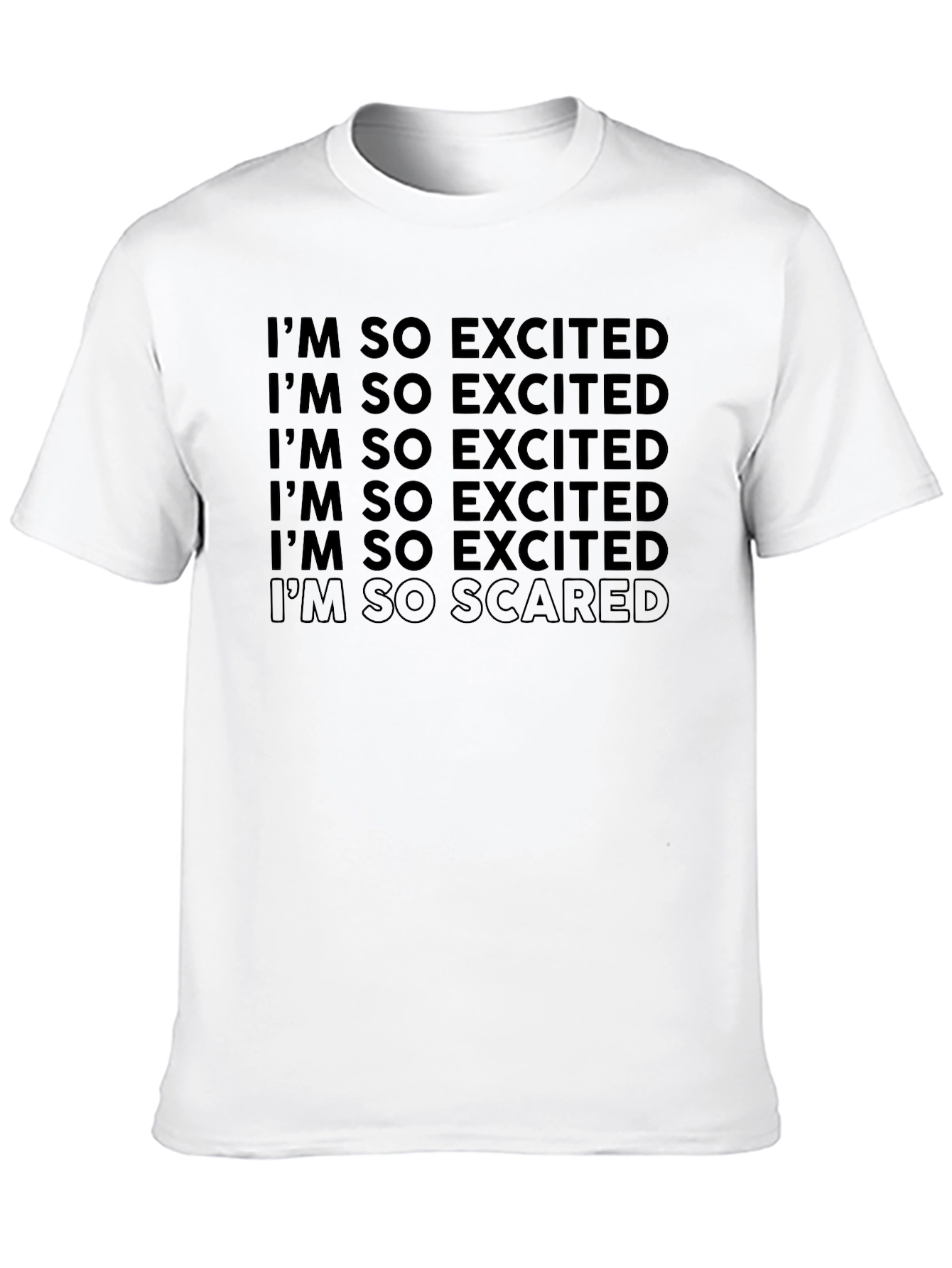 Excited & Scared Graphic T-Shirt