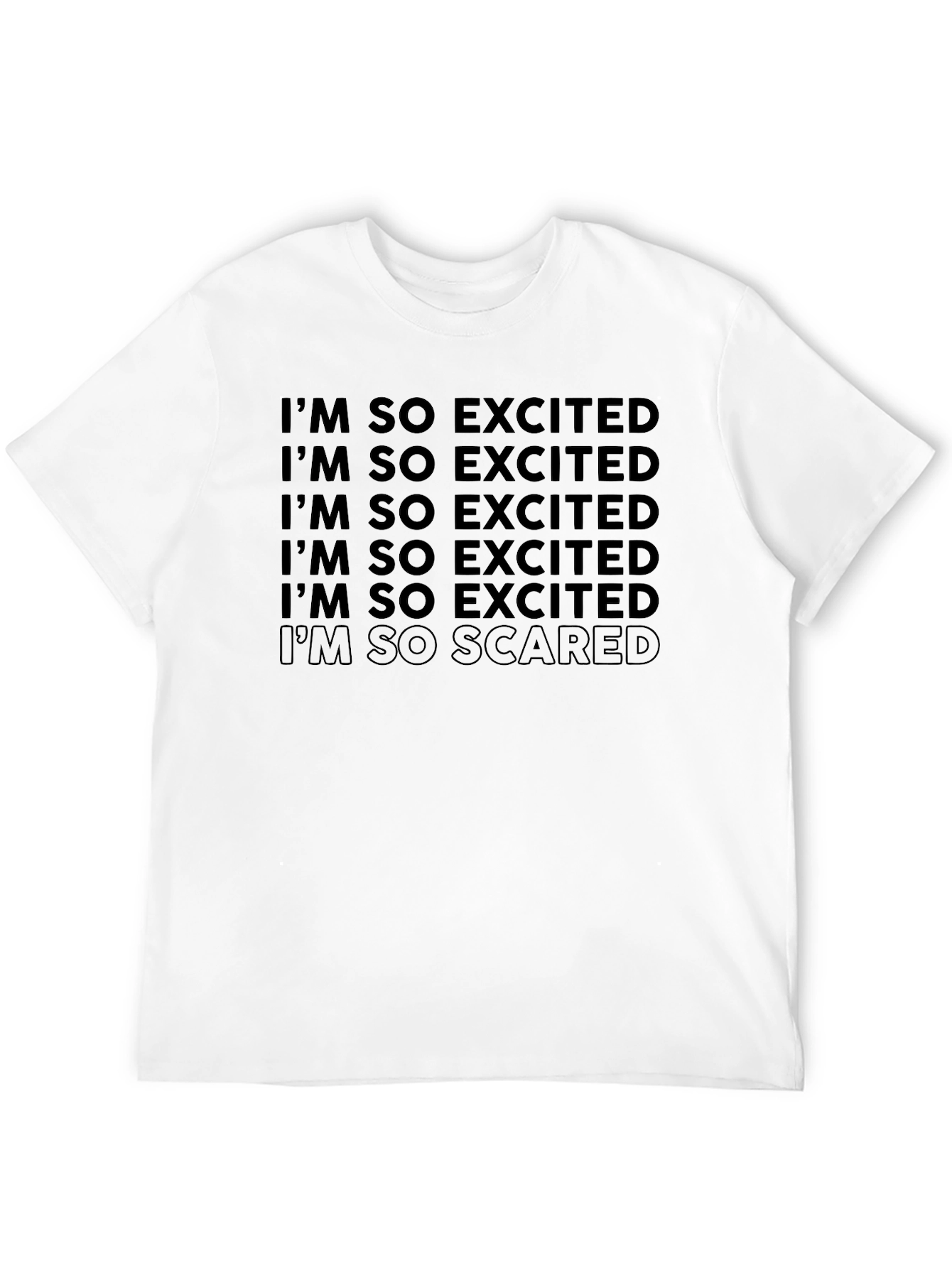Excited & Scared Graphic T-Shirt
