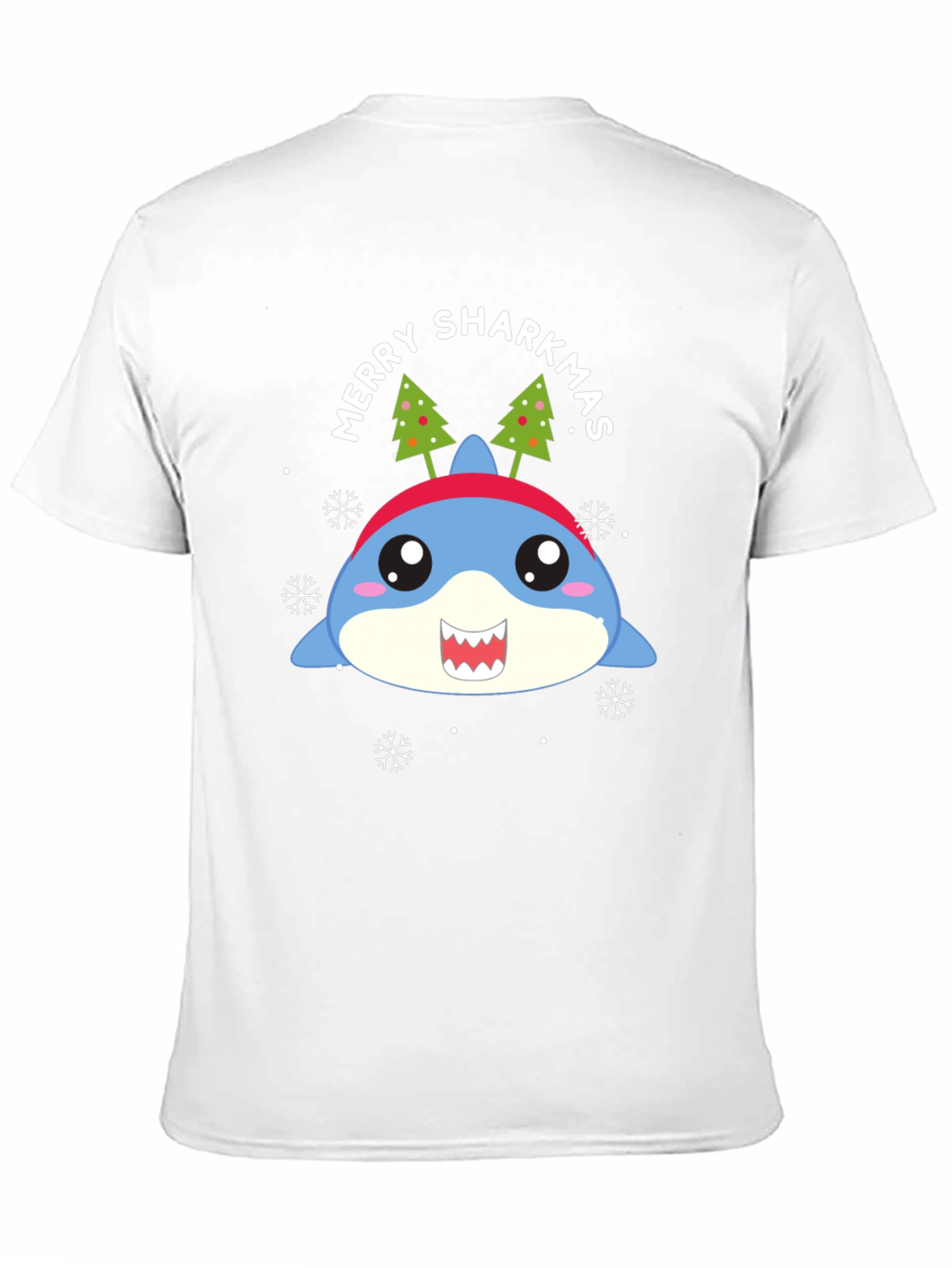 Merry Sharkmas T-Shirt - Holiday Shark Tee