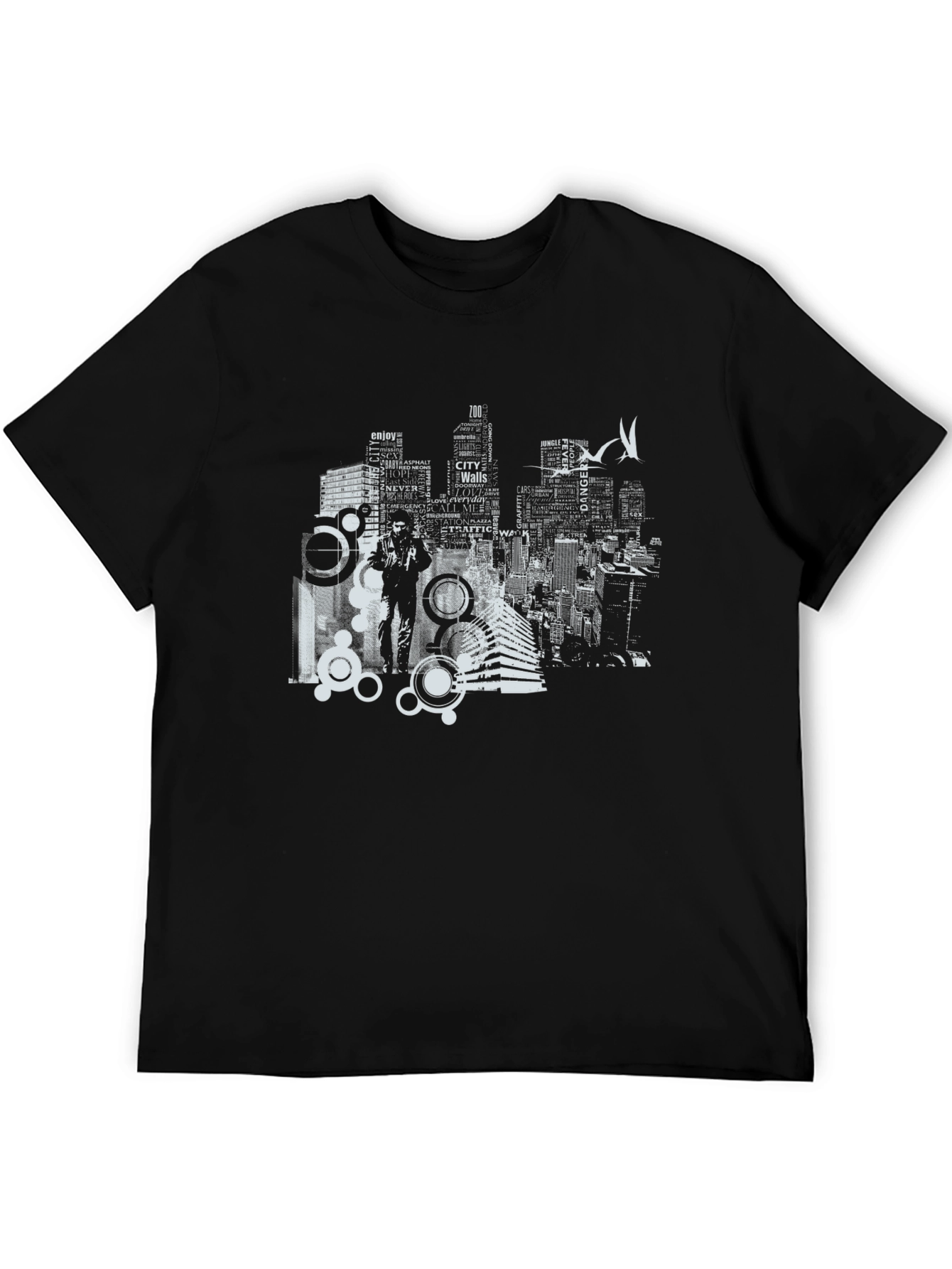Urban Graphic T-Shirt: Cityscape Tee
