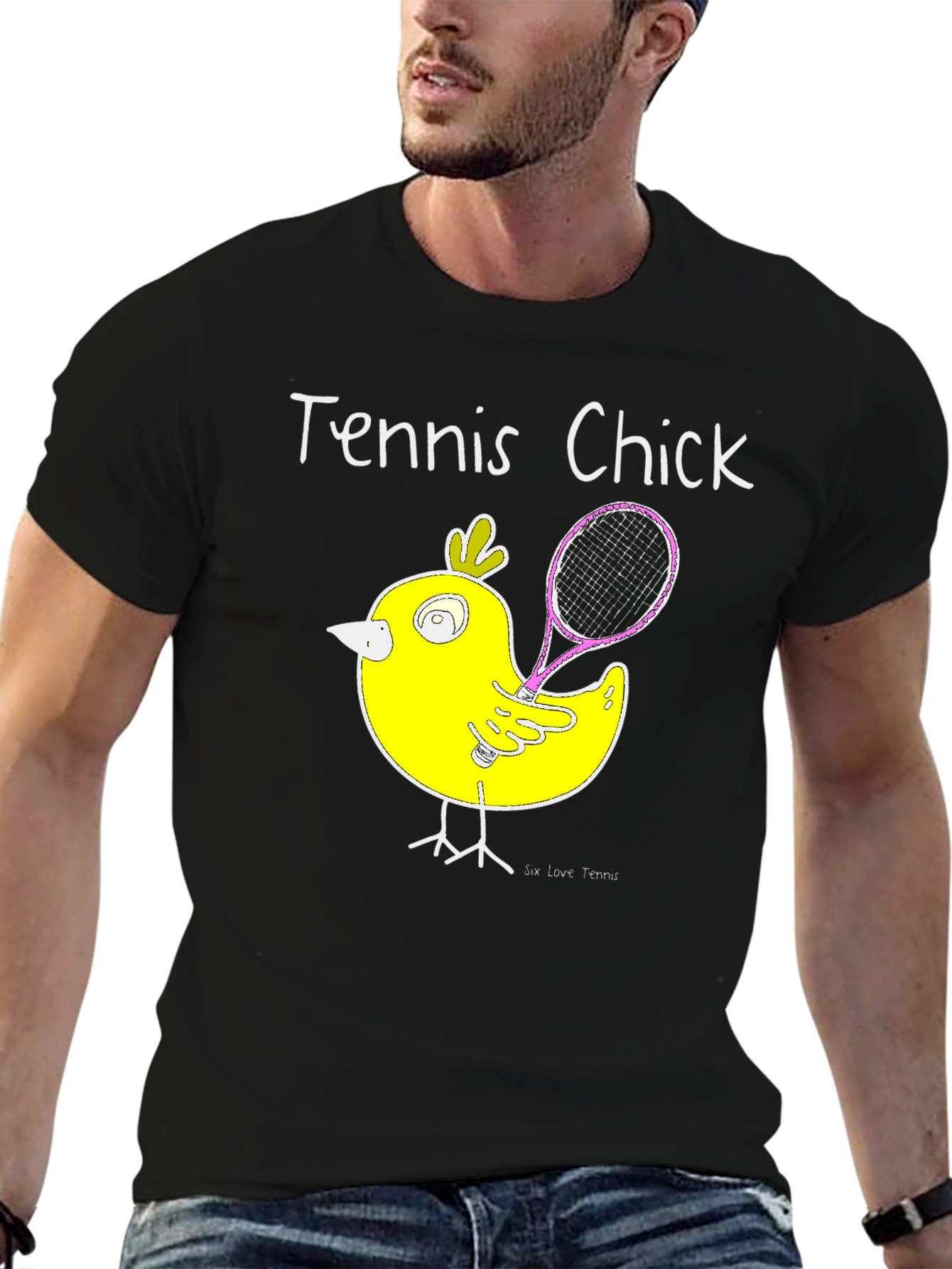 Tennis Chick T-Shirt - Playful Design