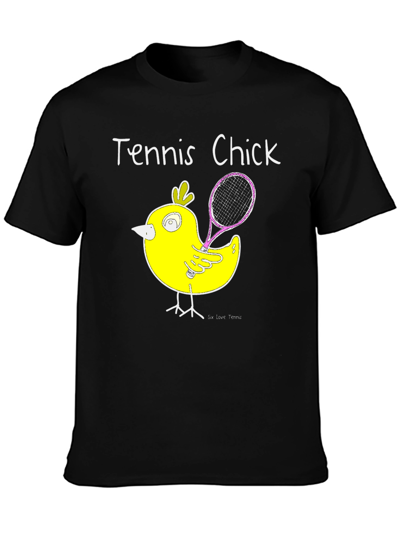 Tennis Chick T-Shirt - Playful Design