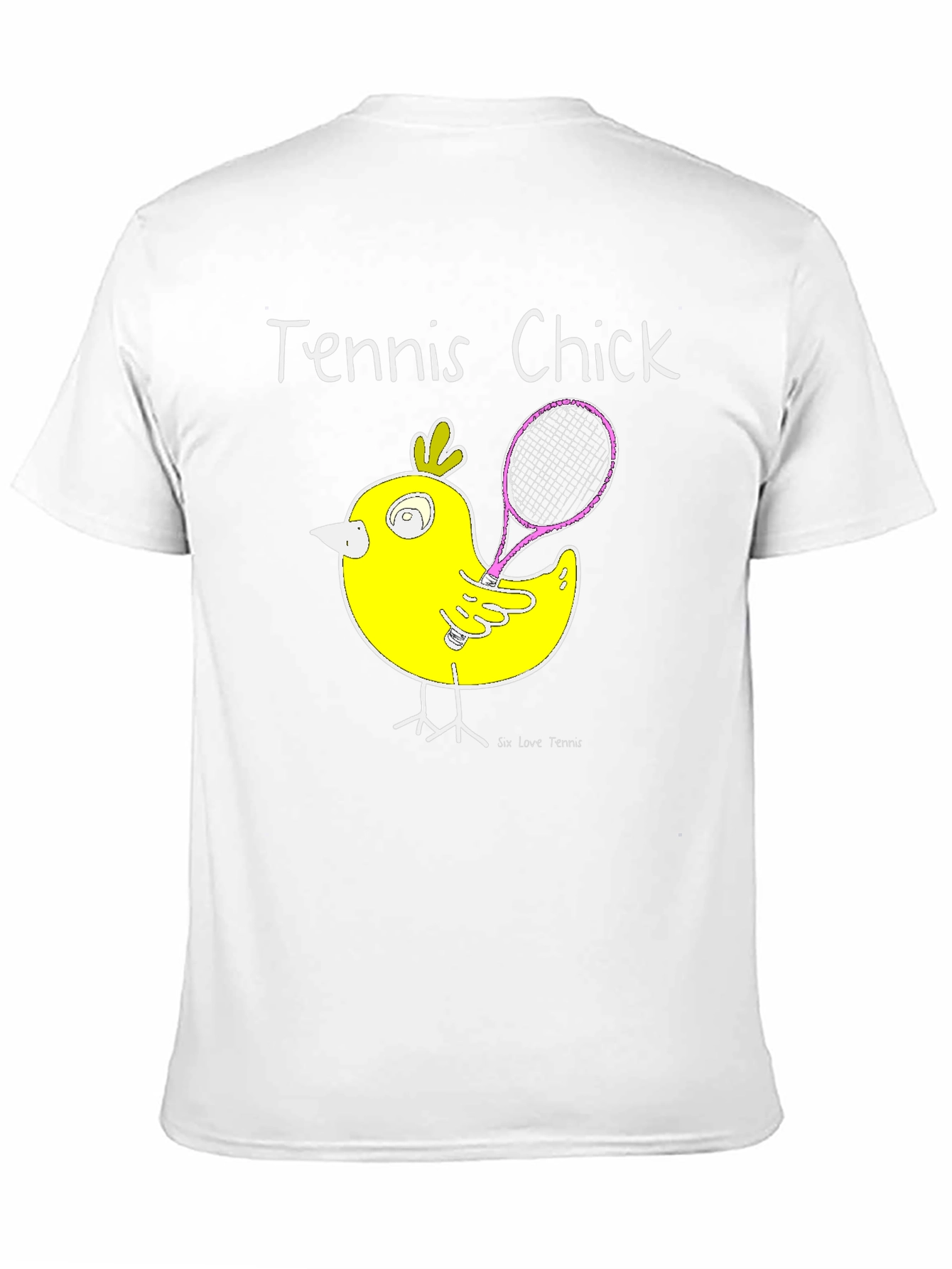 Tennis Chick T-Shirt - Playful Design