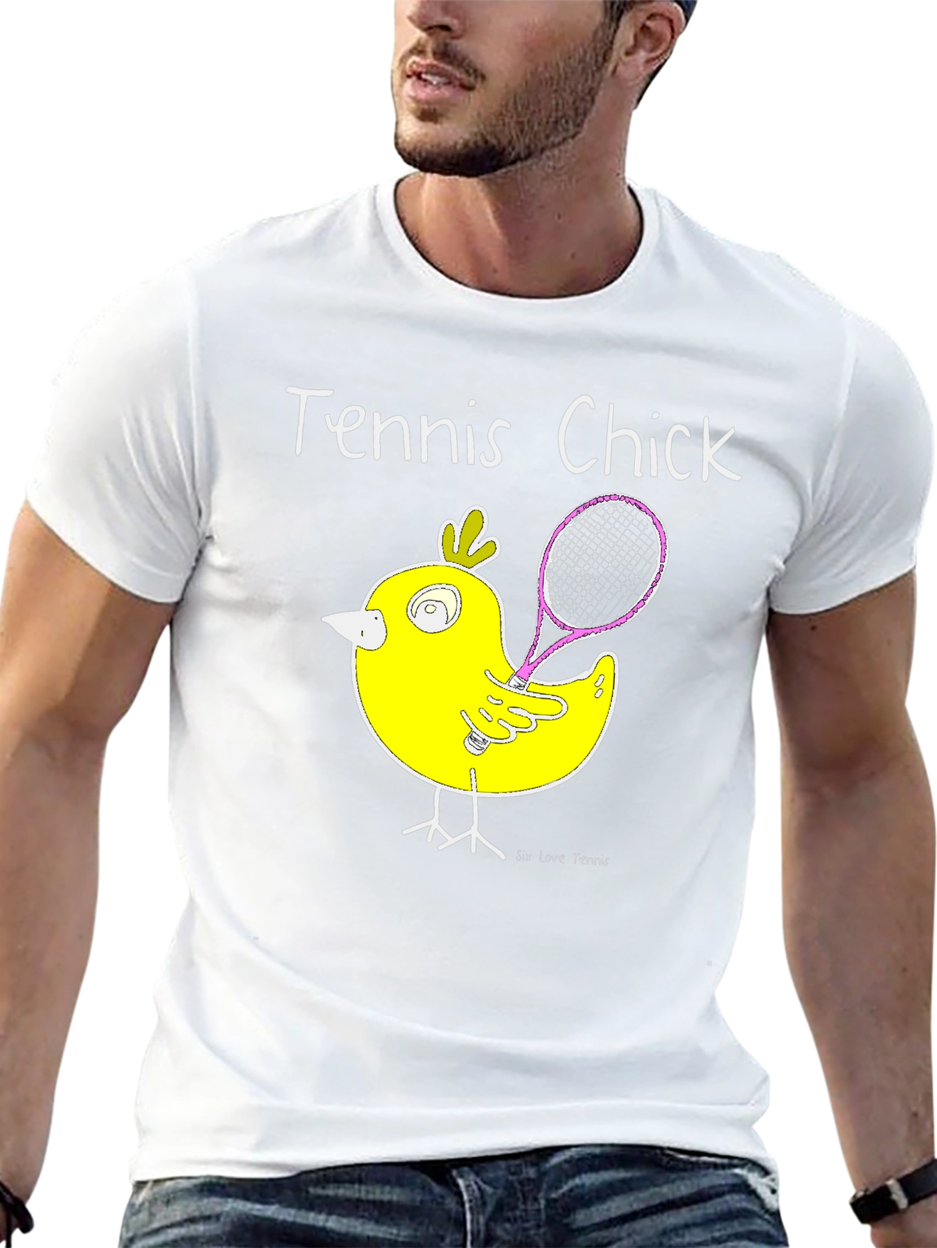 Tennis Chick T-Shirt - Playful Design