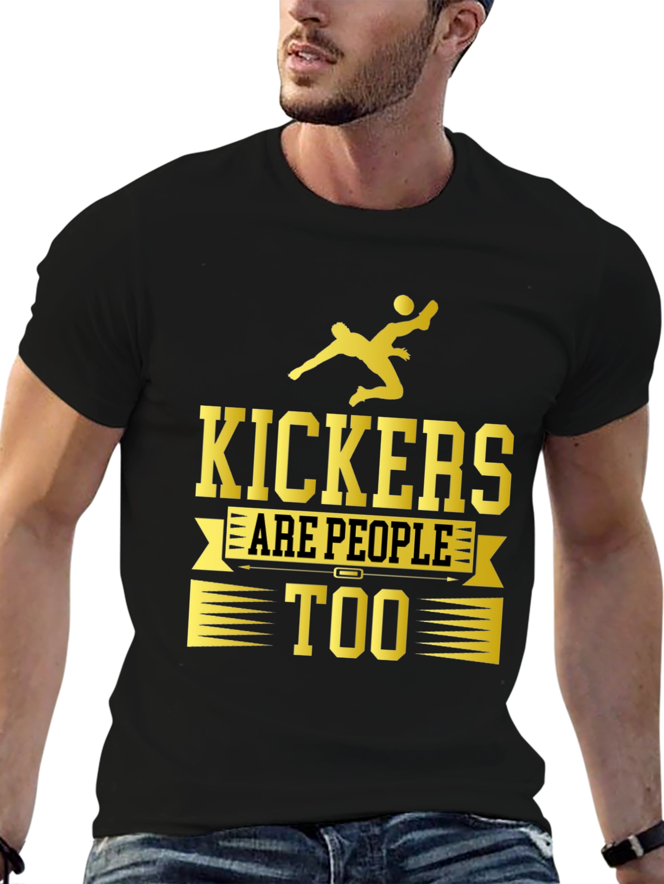 Kickers Are People Too Graphic T-Shirt