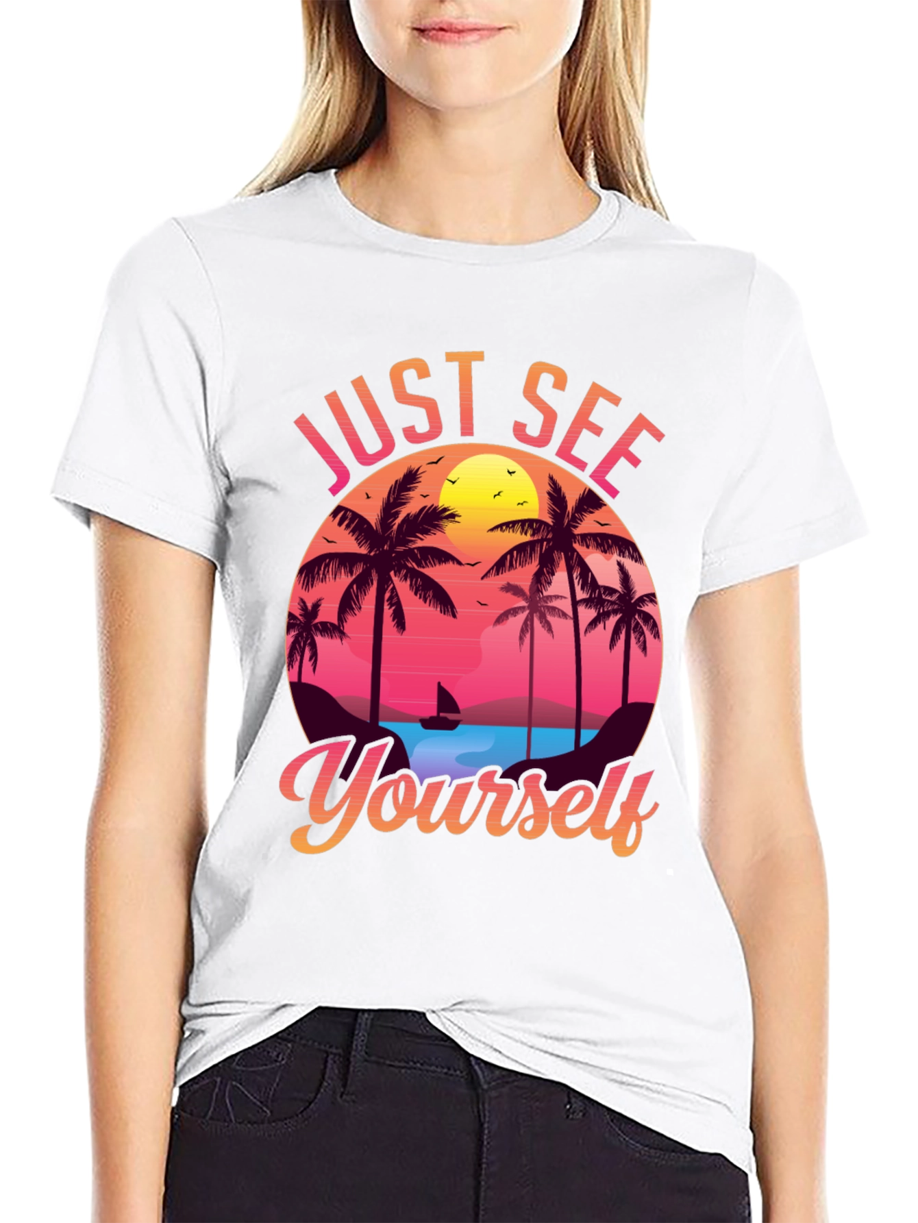 Just See Yourself Graphic T-Shirt