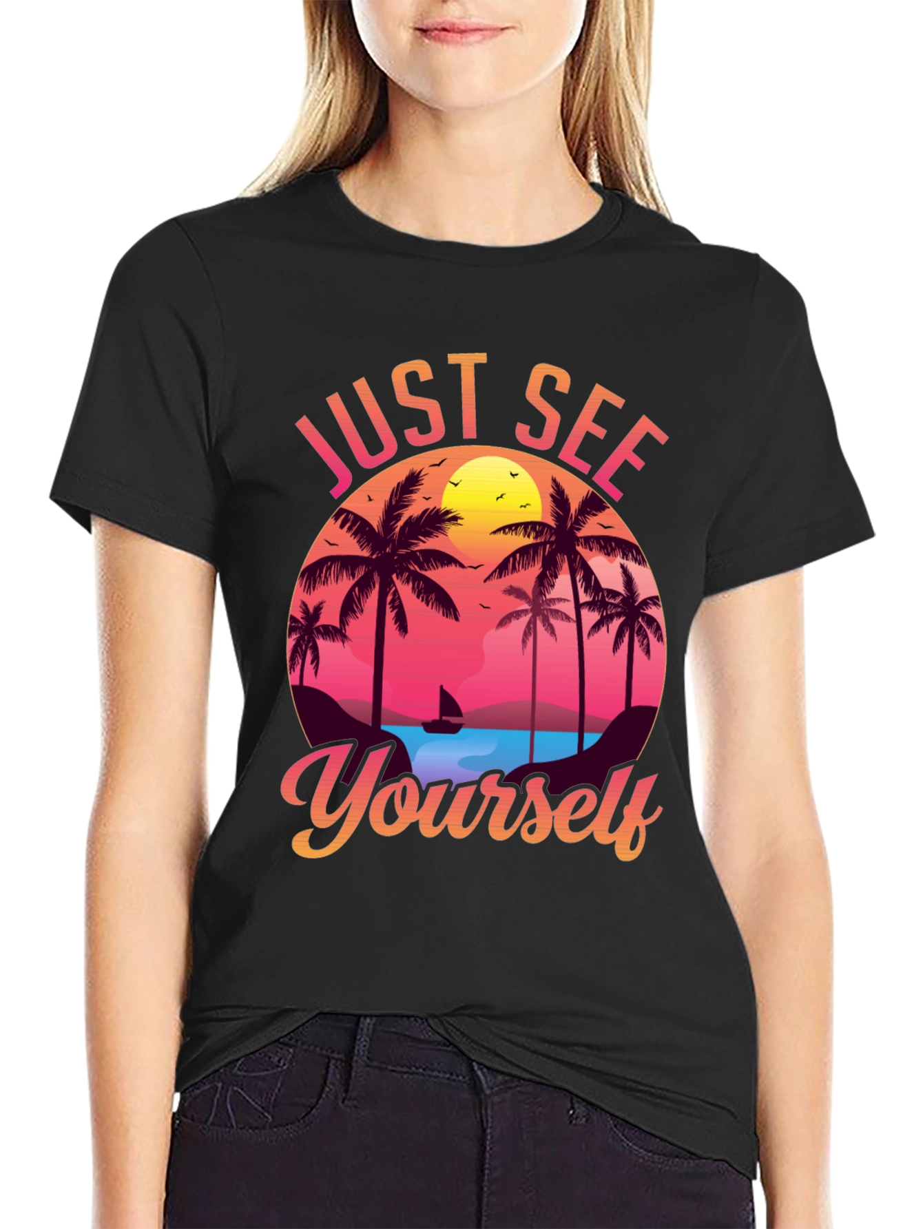 Just See Yourself Graphic T-Shirt