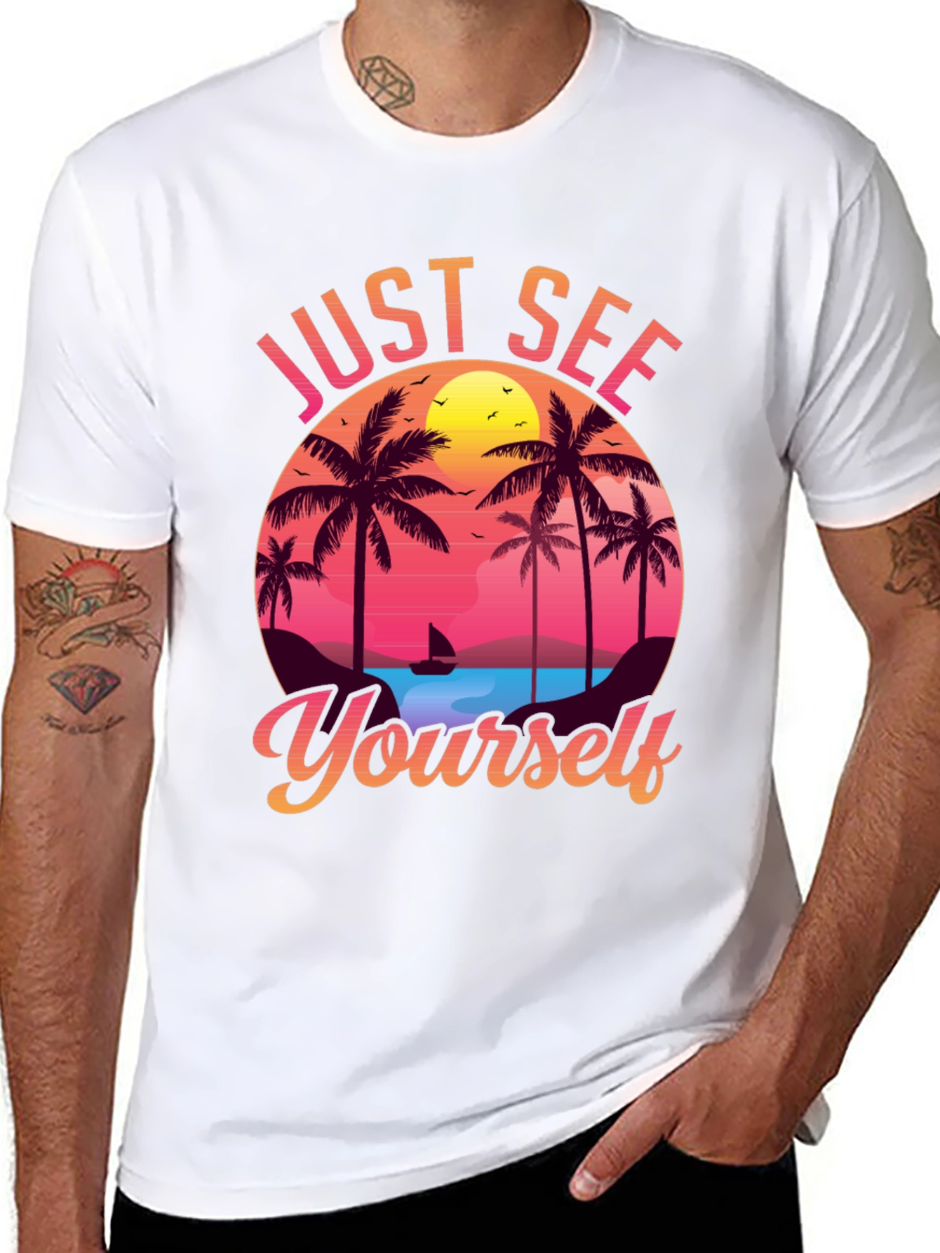Just See Yourself Graphic T-Shirt
