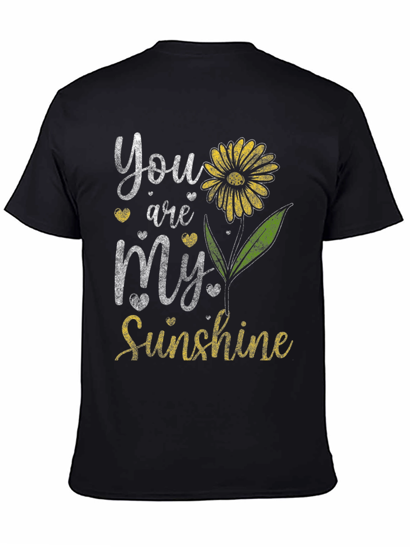 You Are My Sunshine Graphic Tee - Black
