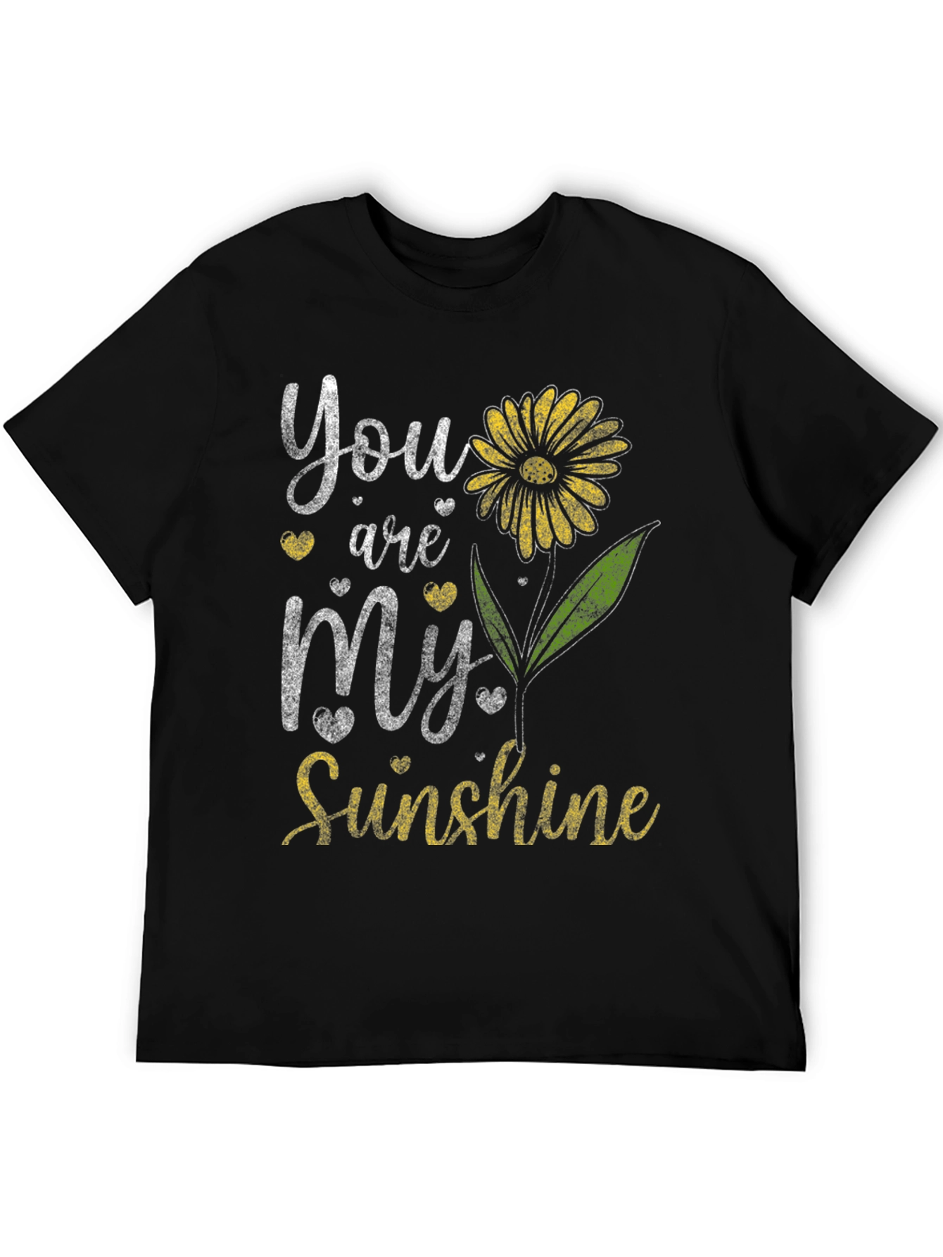 You Are My Sunshine Graphic Tee - Black