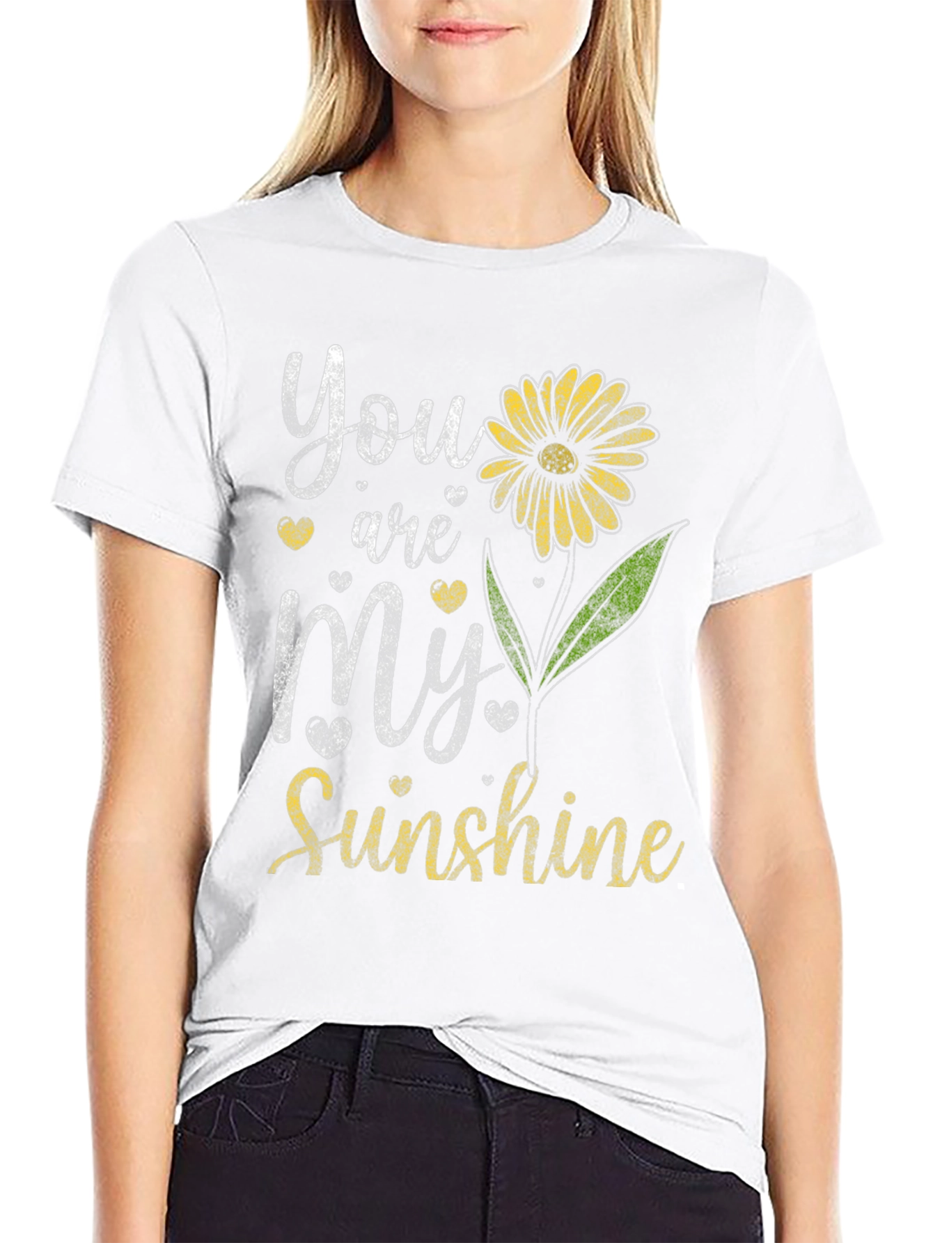 You Are My Sunshine Graphic Tee - Black