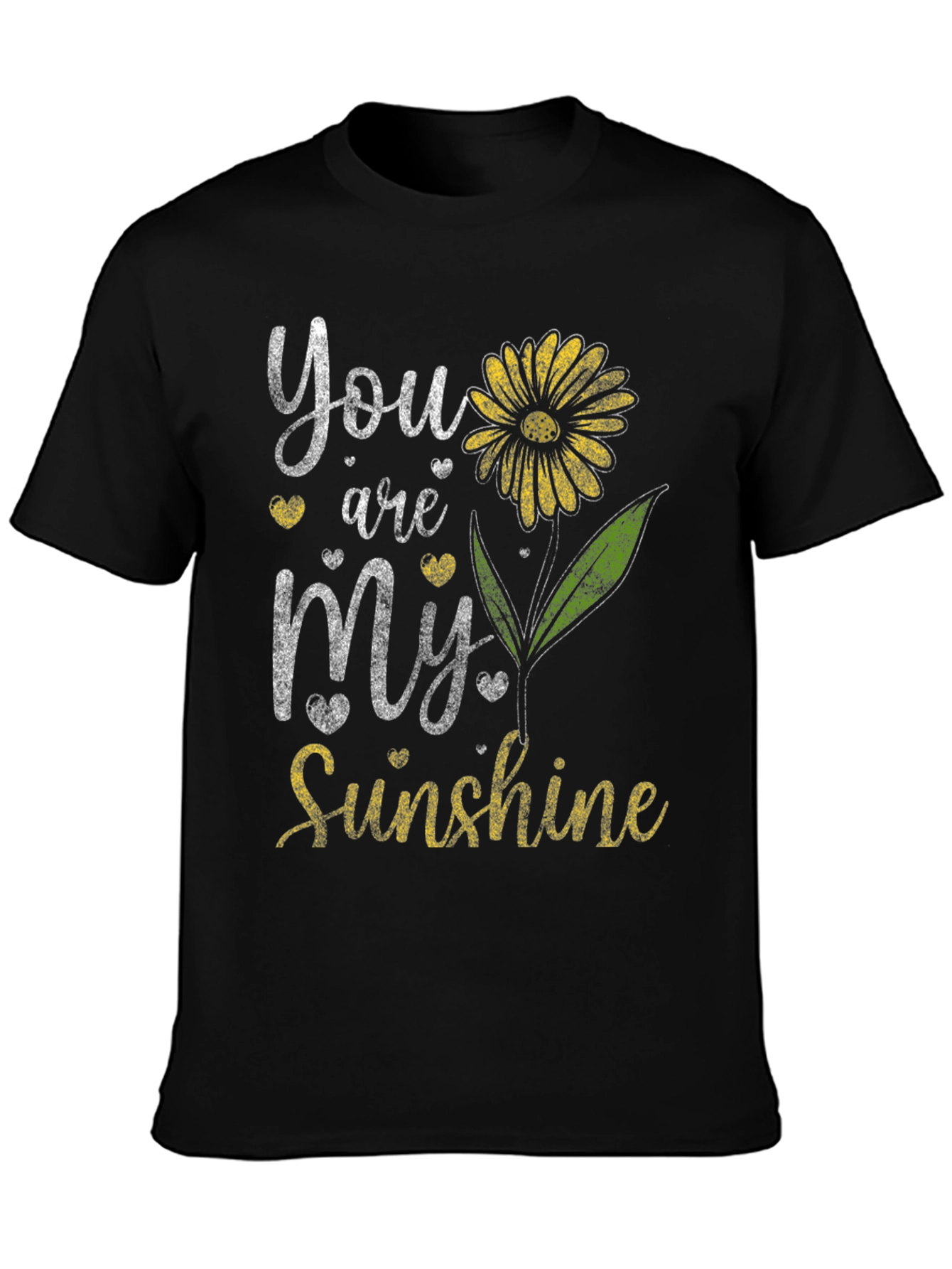 You Are My Sunshine Graphic Tee - Black