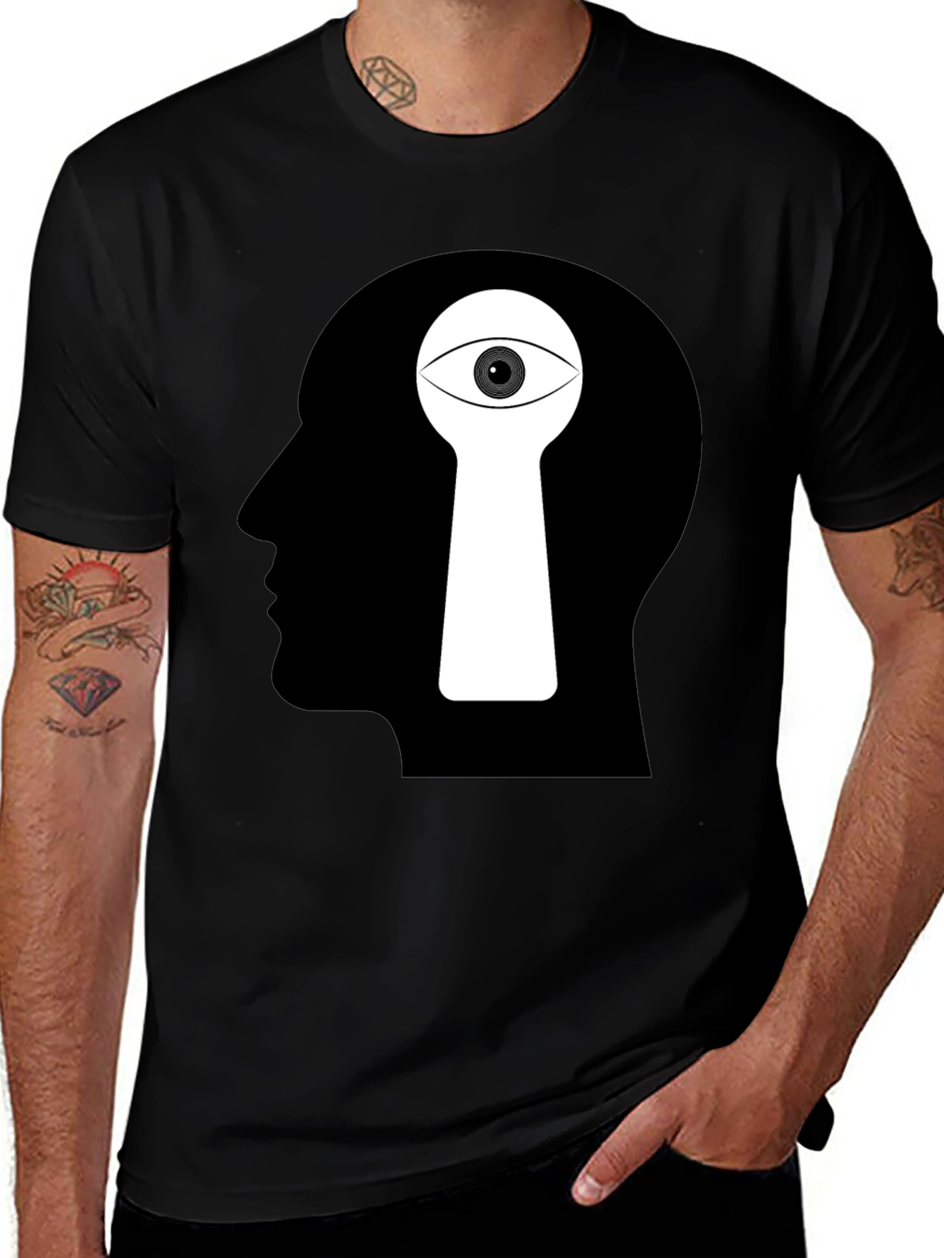Minds Eye Black Graphic Tee