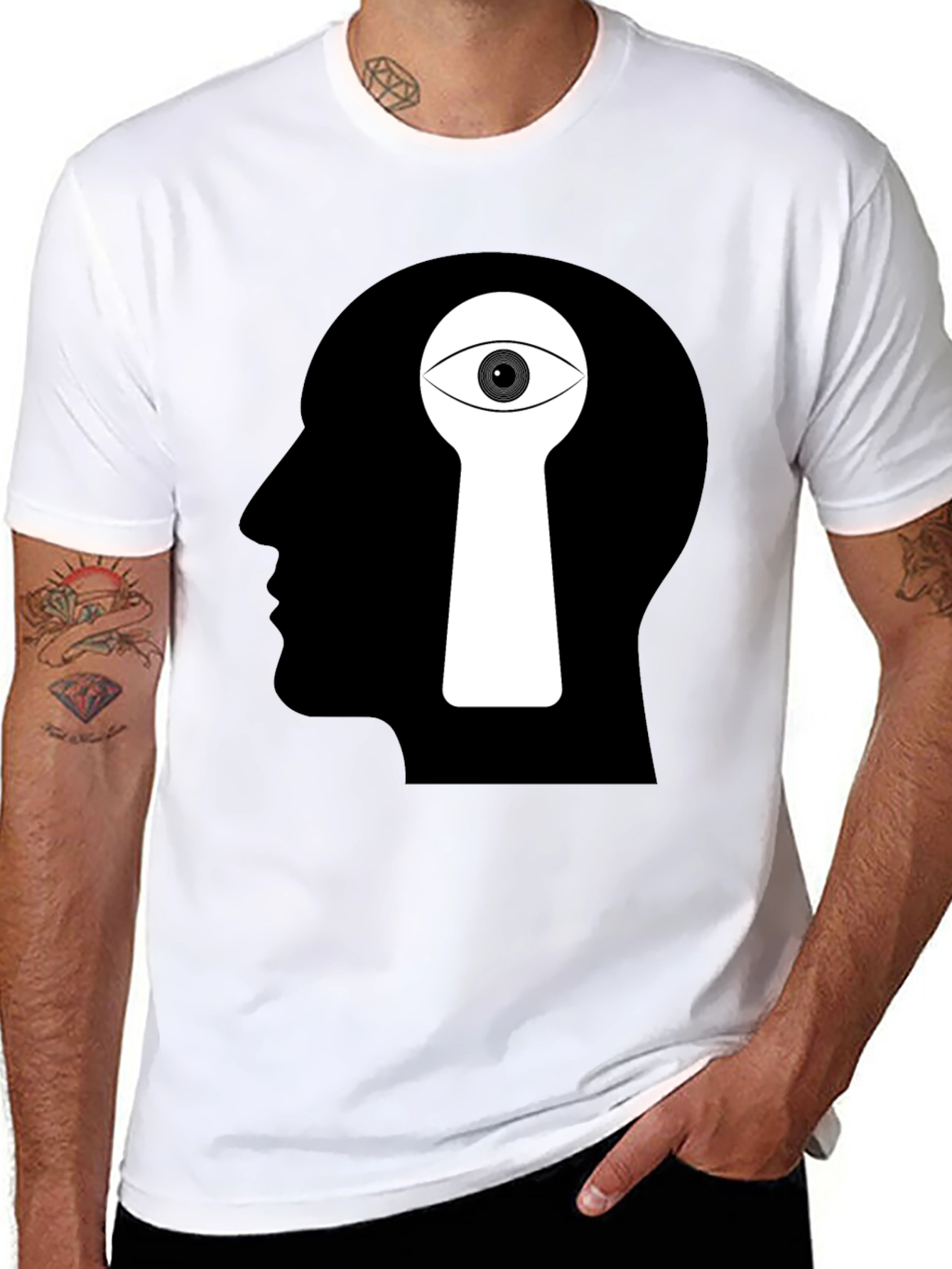 Minds Eye Black Graphic Tee