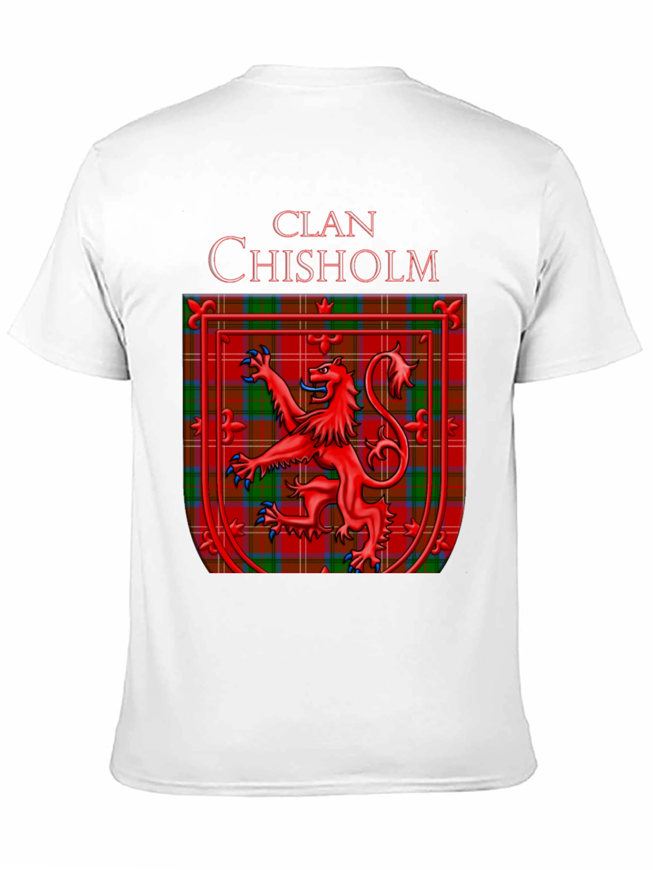 Clan Chisholm Tartan Crest Graphic T-Shirt