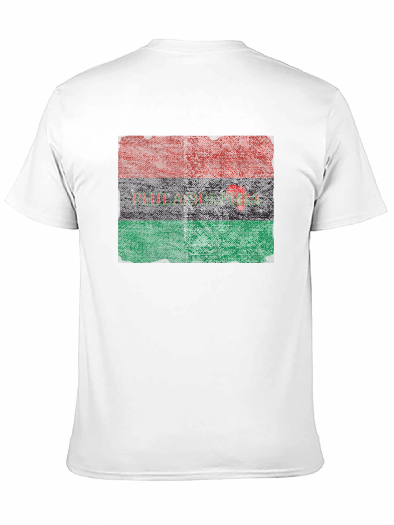 Philadelphia Pan-African Flag Graphic T-Shirt