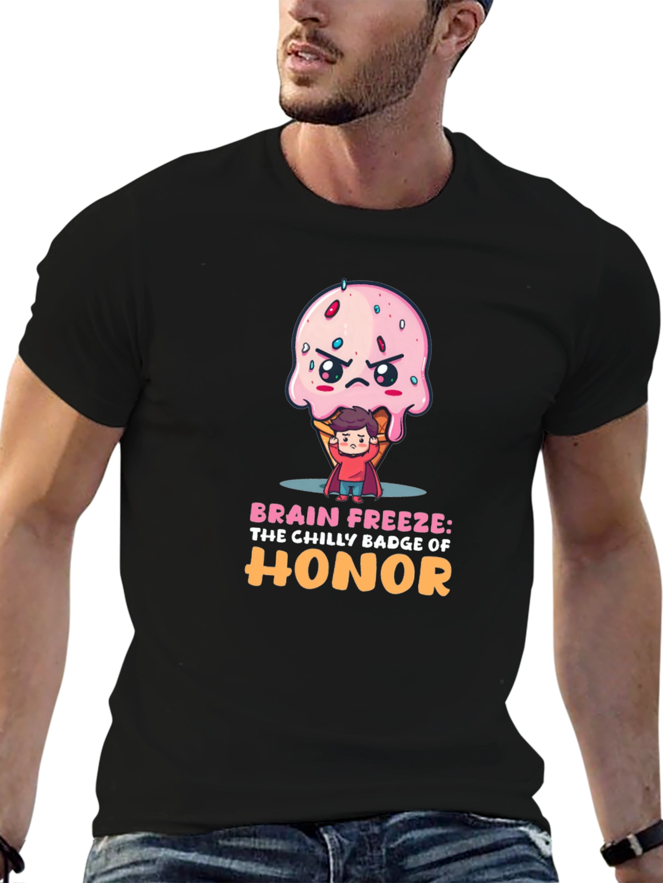 Brain Freeze Honor Badge T-Shirt