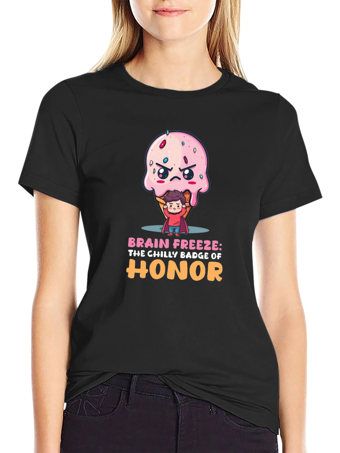 Brain Freeze Honor Badge T-Shirt