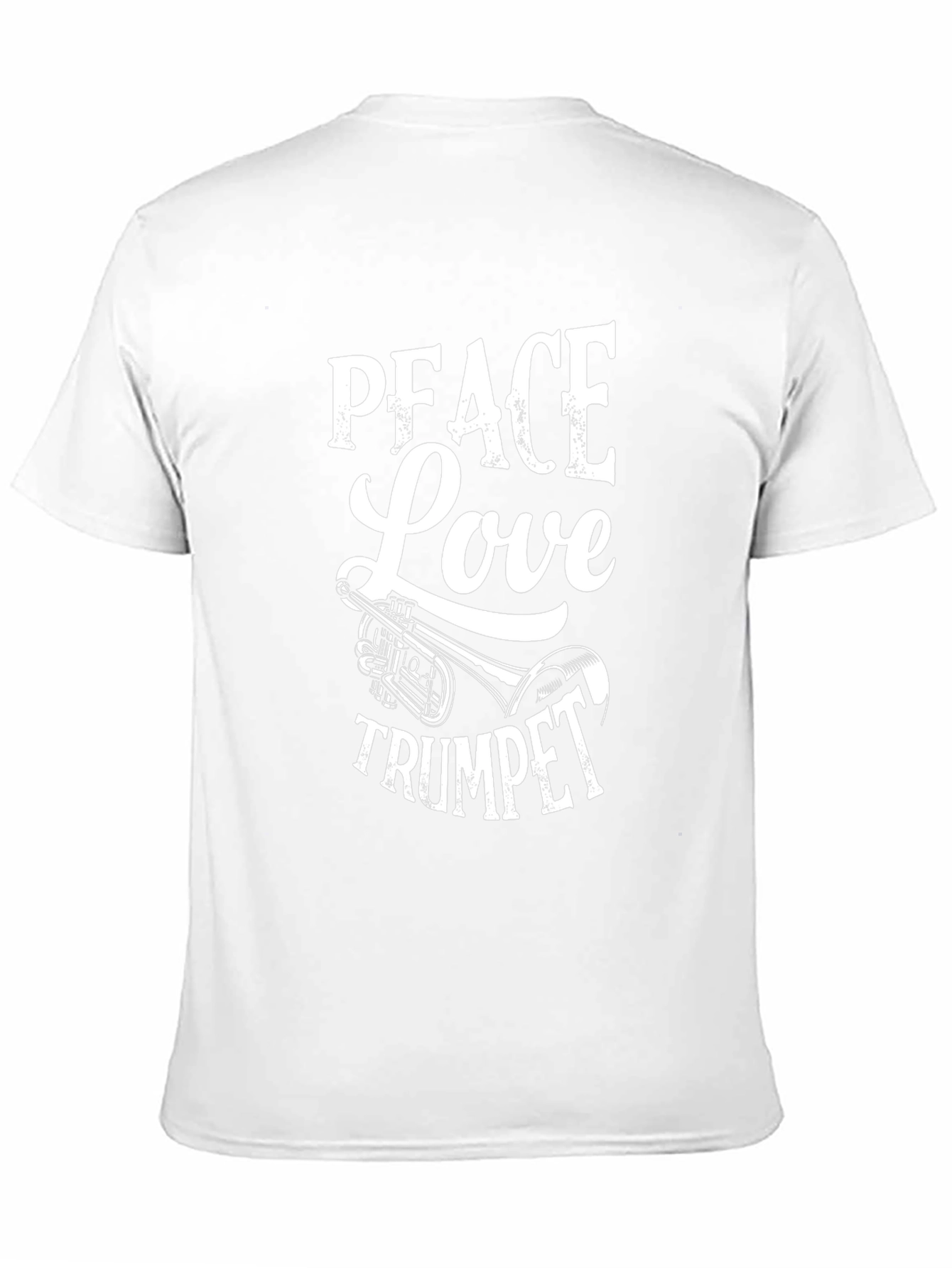 Peace Love Trumpet T-Shirt - Musician Tee
