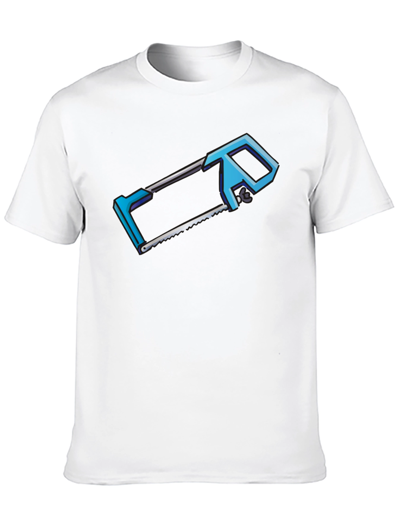 Hacksaw Graphic T-Shirt - Black Crew Neck Tee