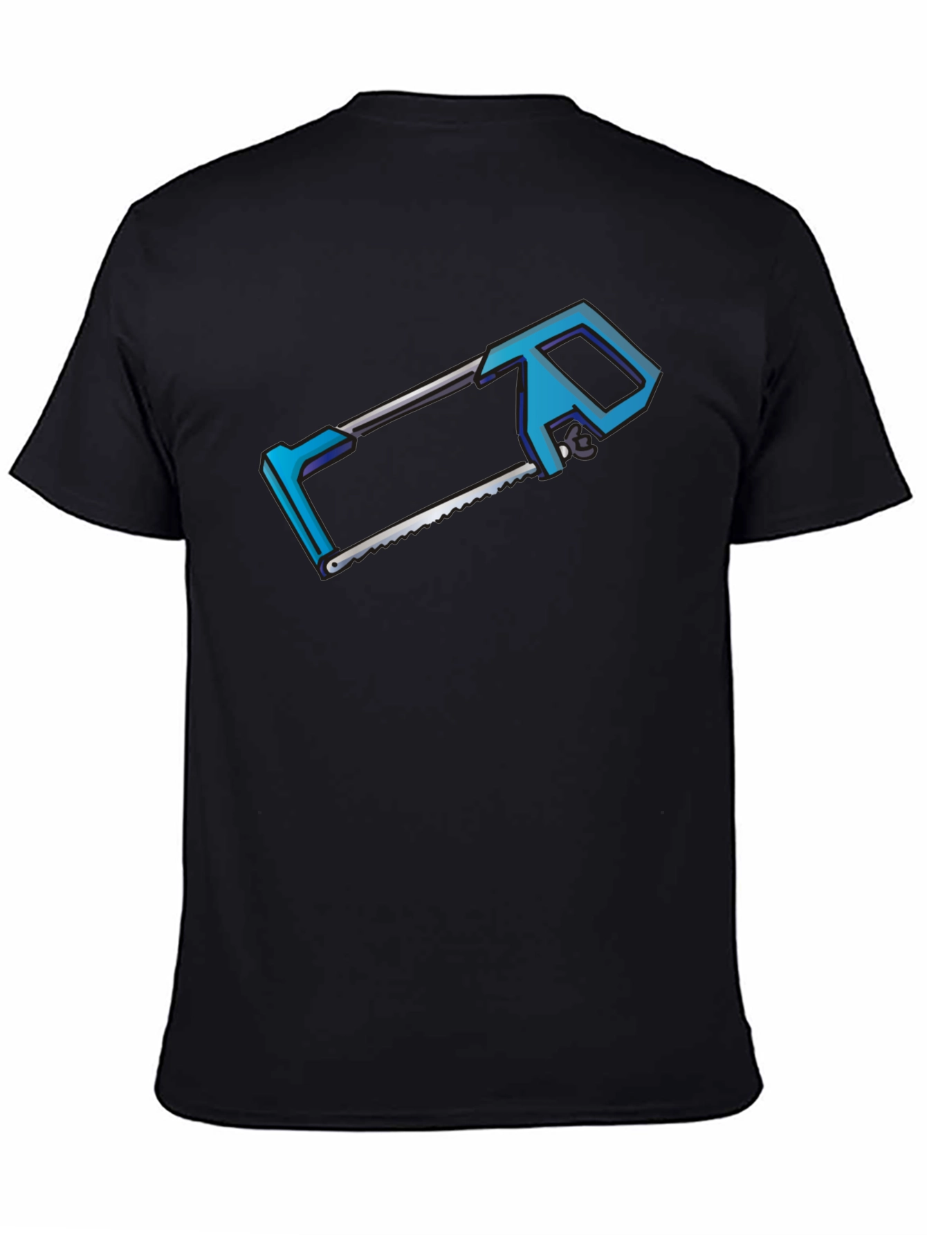 Hacksaw Graphic T-Shirt - Black Crew Neck Tee