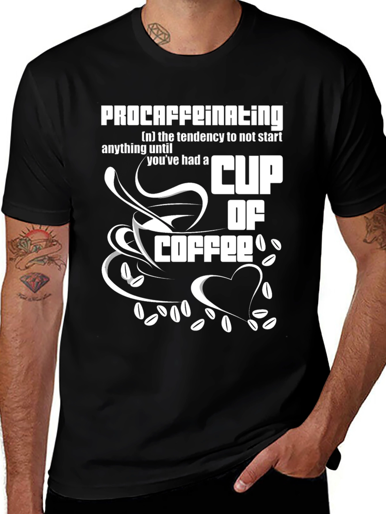 Procaffeinating Funny Coffee T-Shirt