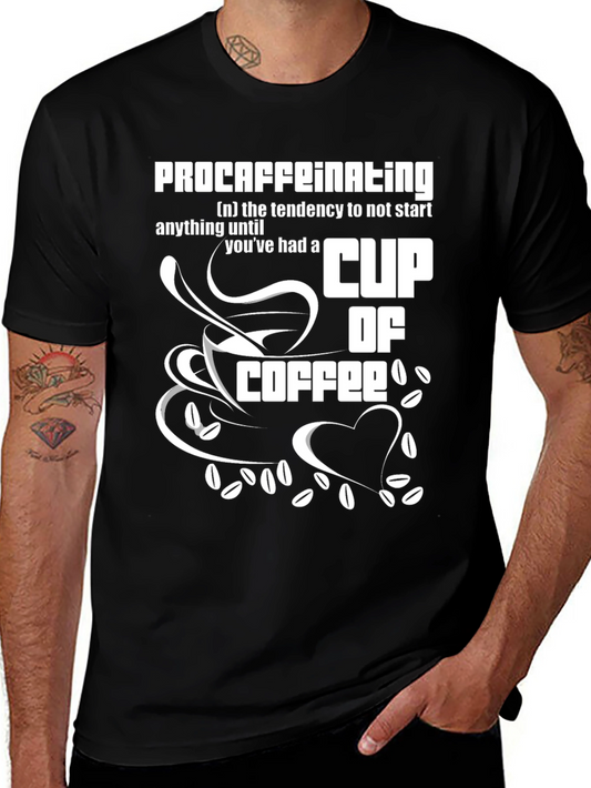 Procaffeinating Funny Coffee T-Shirt