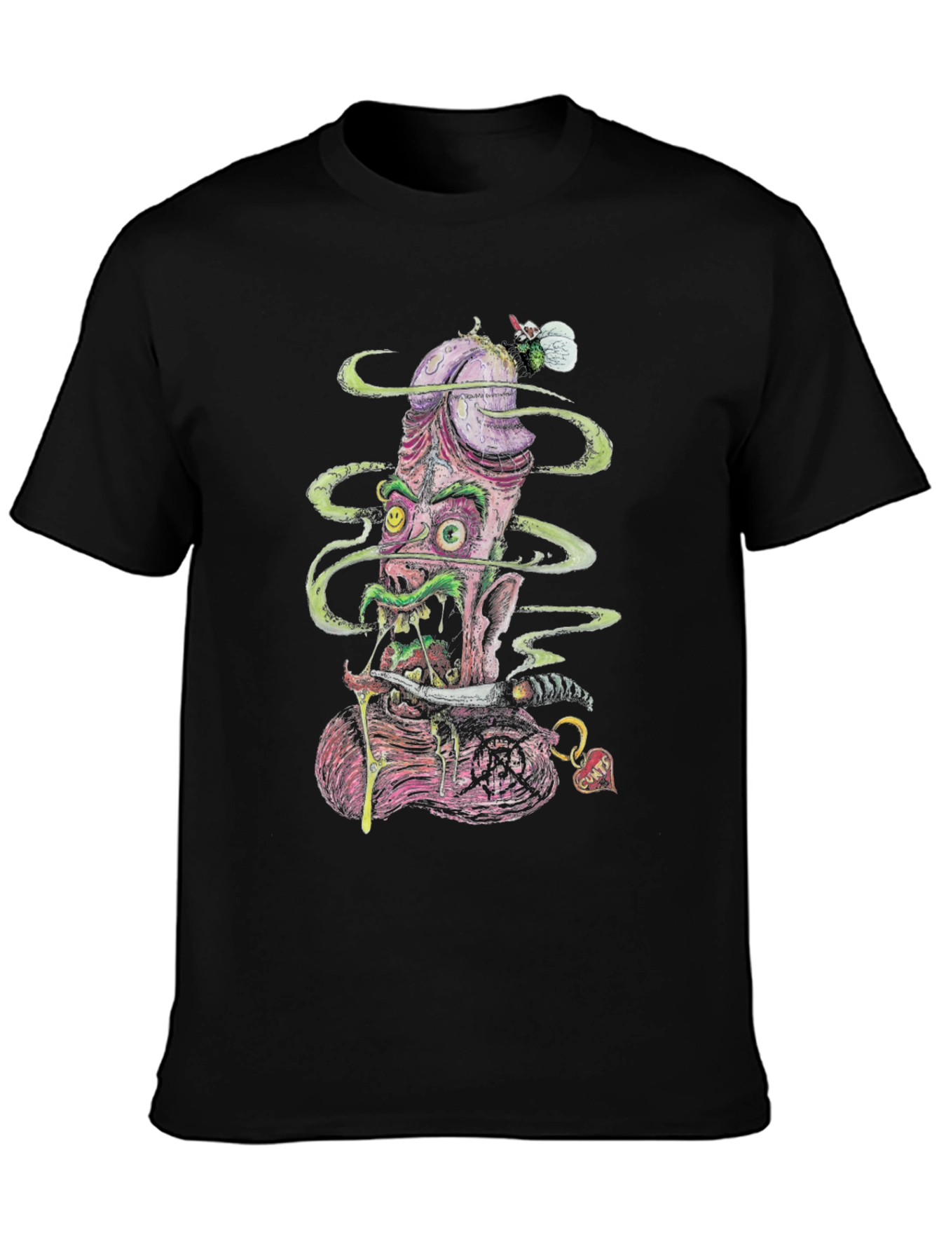 Grotesque Graphic Tee - Penis Monster T-Shirt