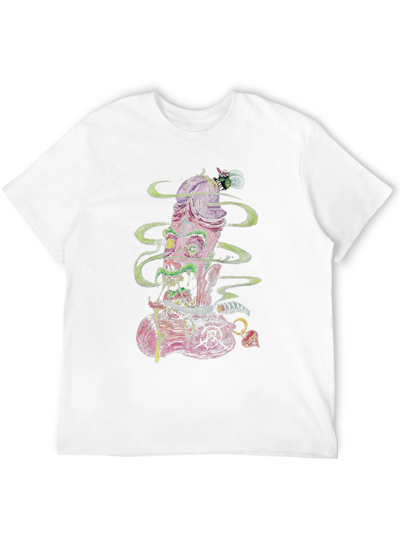 Grotesque Graphic Tee - Penis Monster T-Shirt