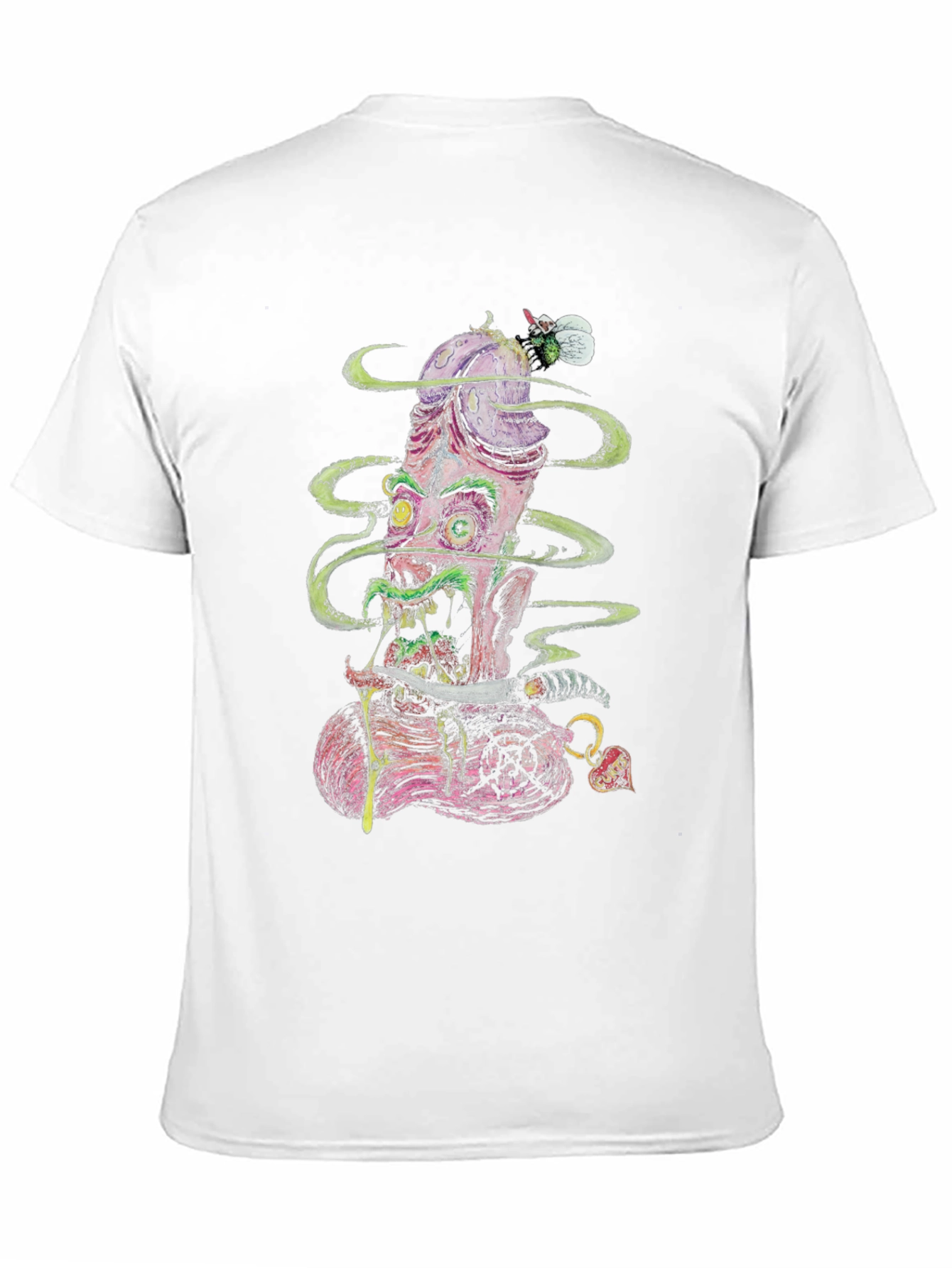 Grotesque Graphic Tee - Penis Monster T-Shirt