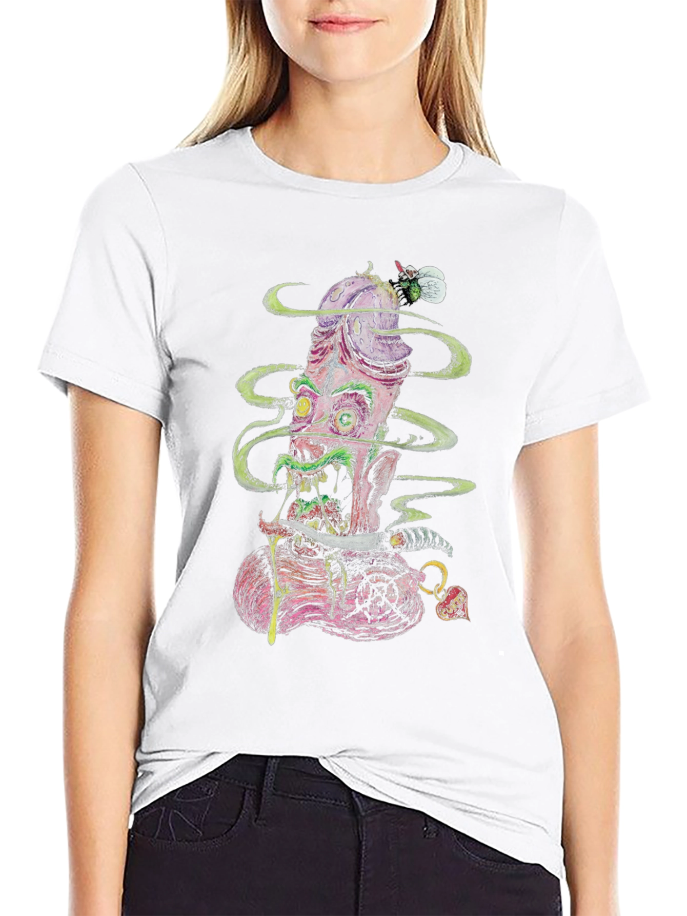 Grotesque Graphic Tee - Penis Monster T-Shirt
