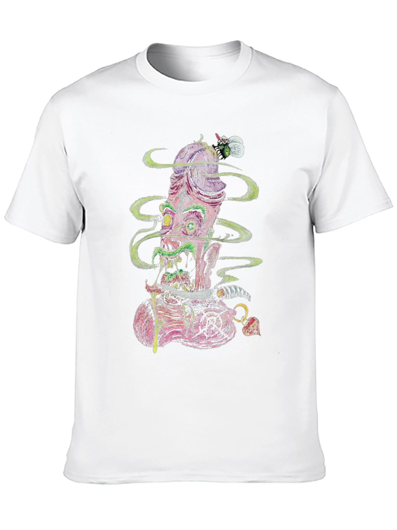 Grotesque Graphic Tee - Penis Monster T-Shirt