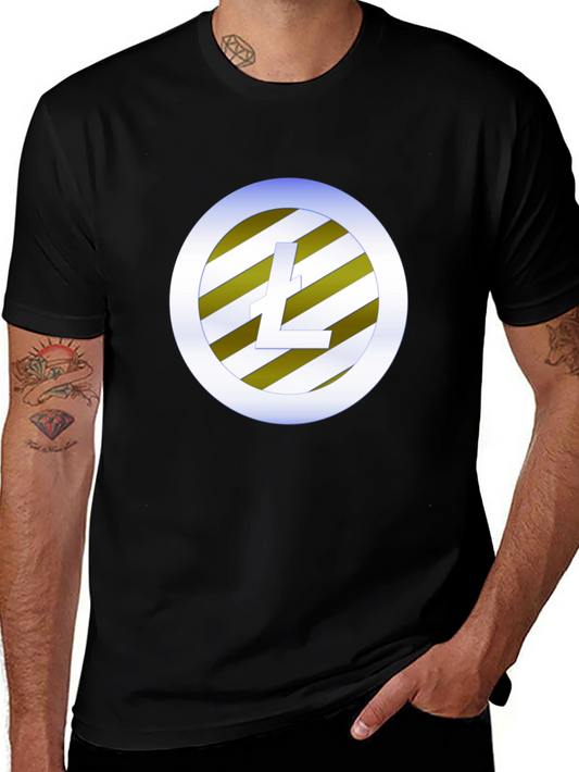 Litecoin Logo Black T-Shirt Crypto Fashion