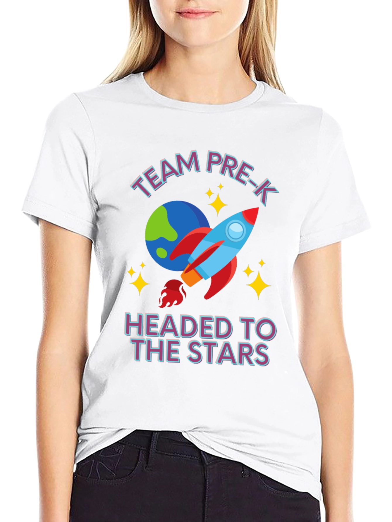 Team Pre-K Headed to the Stars T-Shirt