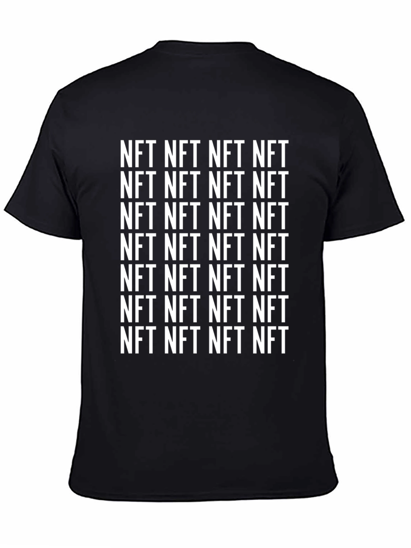 NFT Print Black T-Shirt