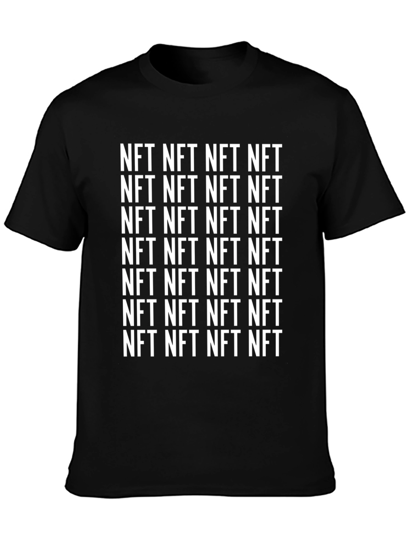 NFT Print Black T-Shirt