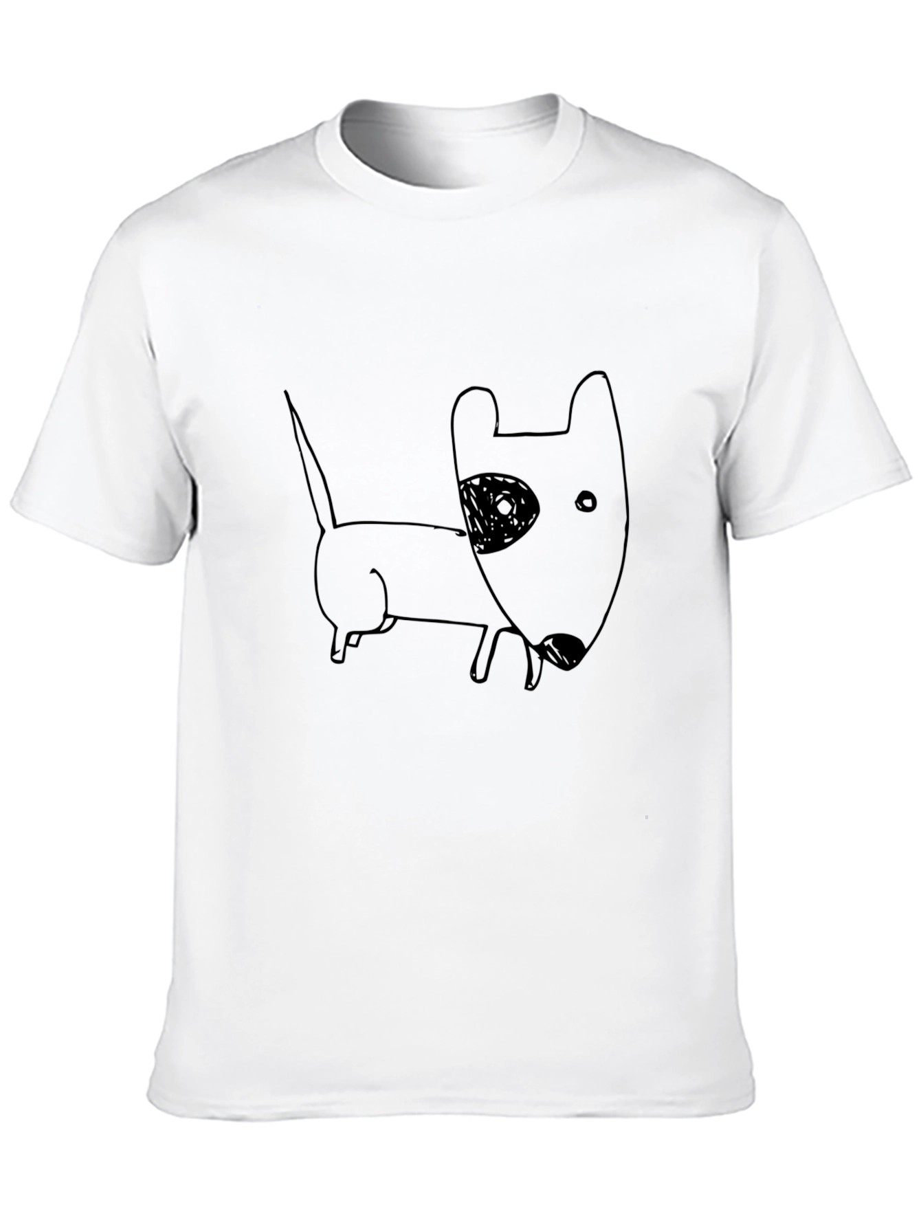 Funny Dog Graphic Tee - Unisex Black T-Shirt