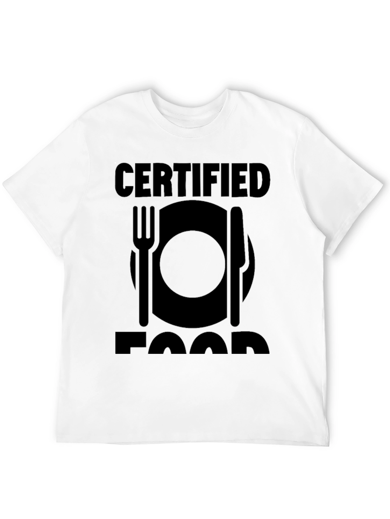 Certified Foodie Black T-Shirt