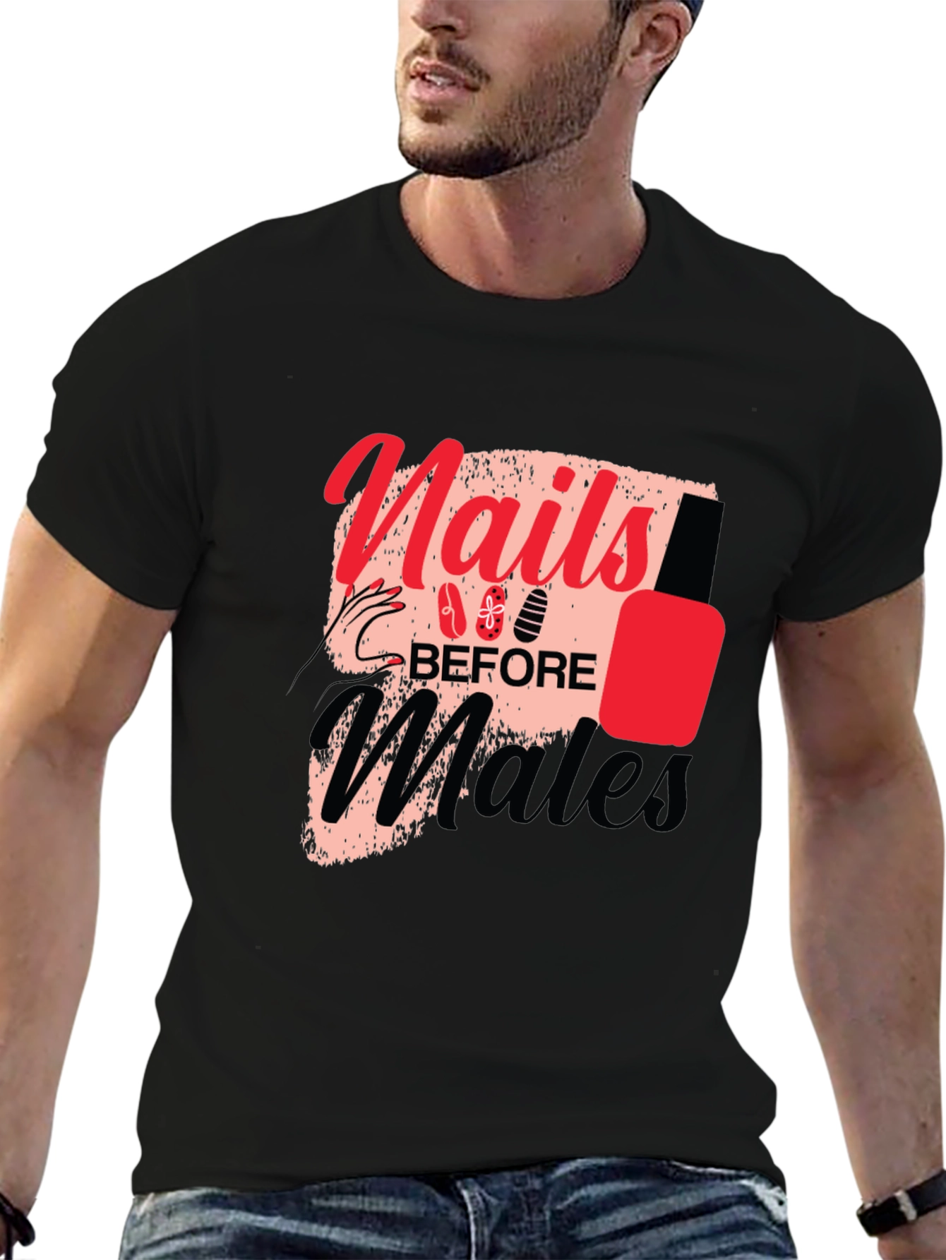 Nails Before Males Graphic Tee - Unisex