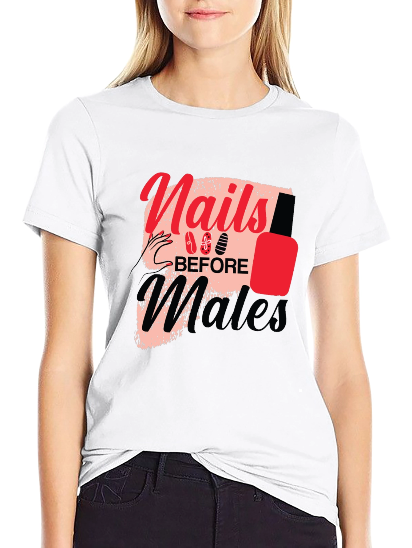 Nails Before Males Graphic Tee - Unisex