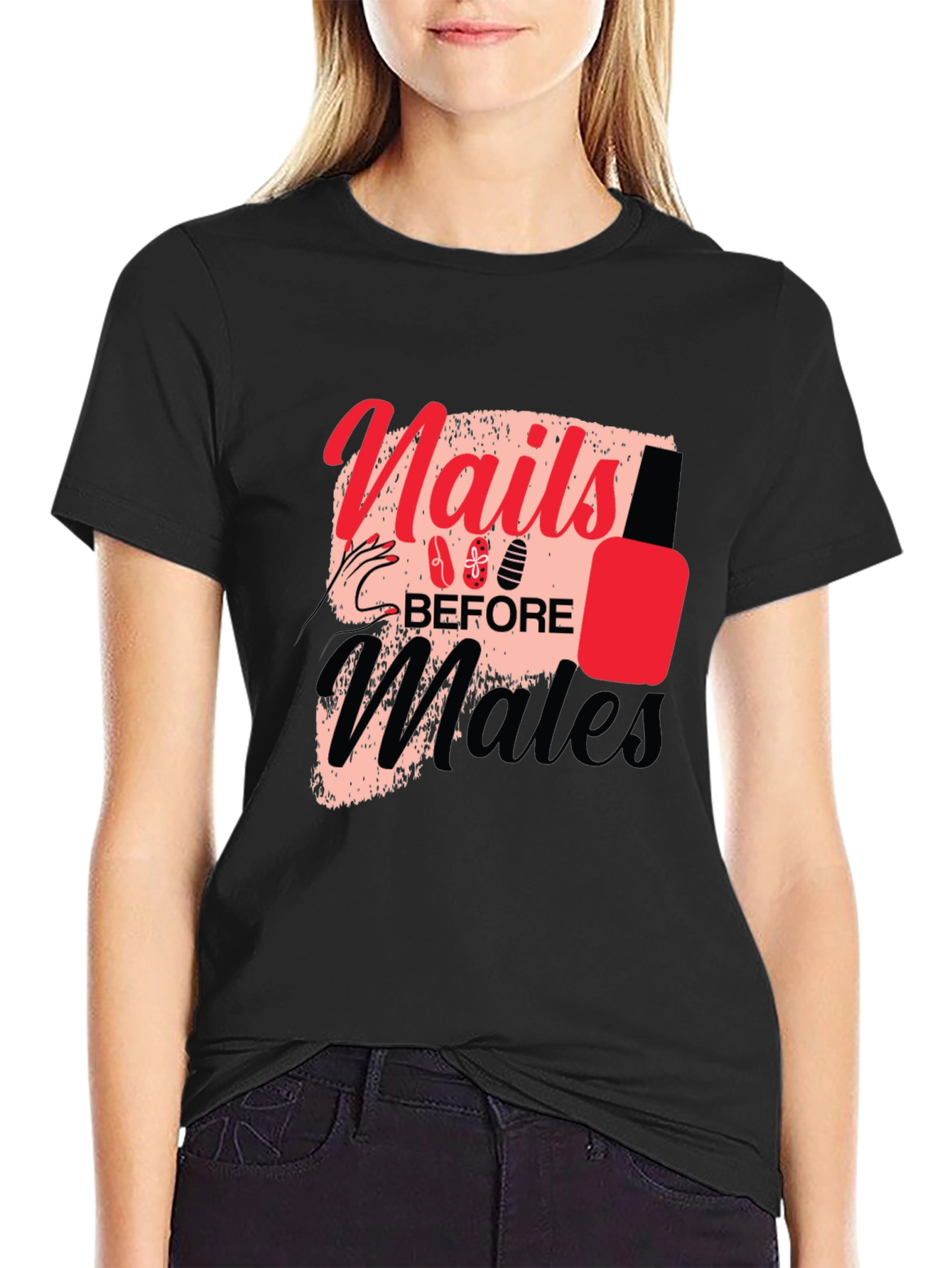 Nails Before Males Graphic Tee - Unisex