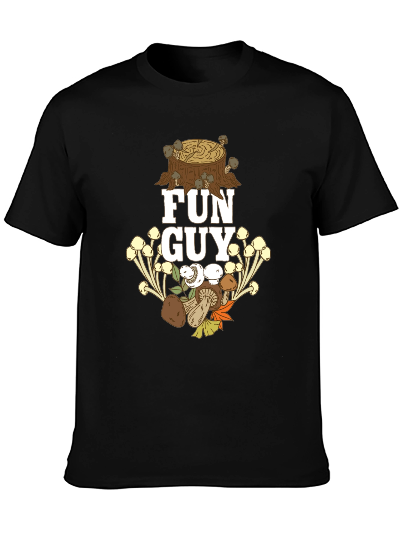 Fun Guy Mushroom T-Shirt - Nature Lover Apparel