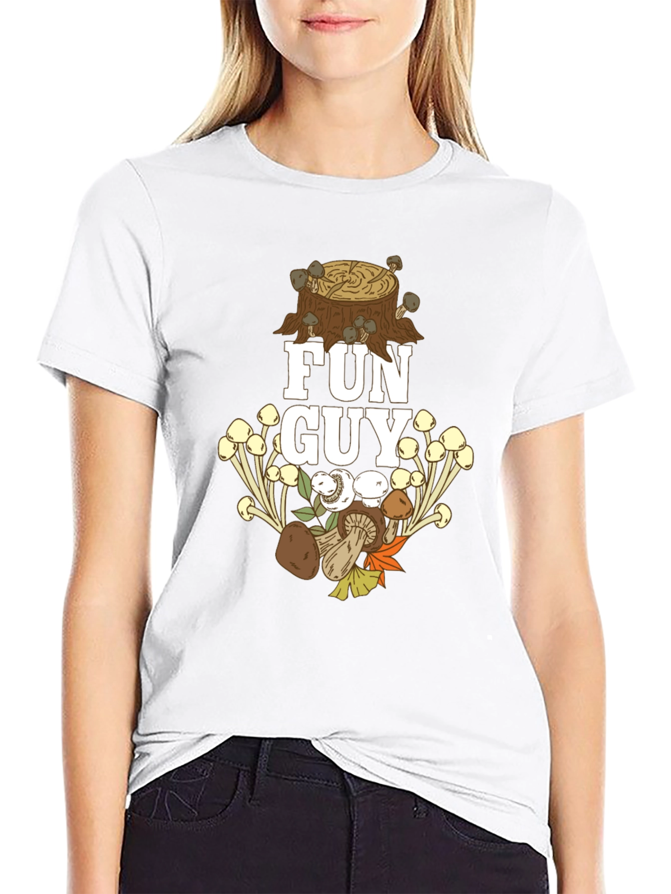 Fun Guy Mushroom T-Shirt - Nature Lover Apparel